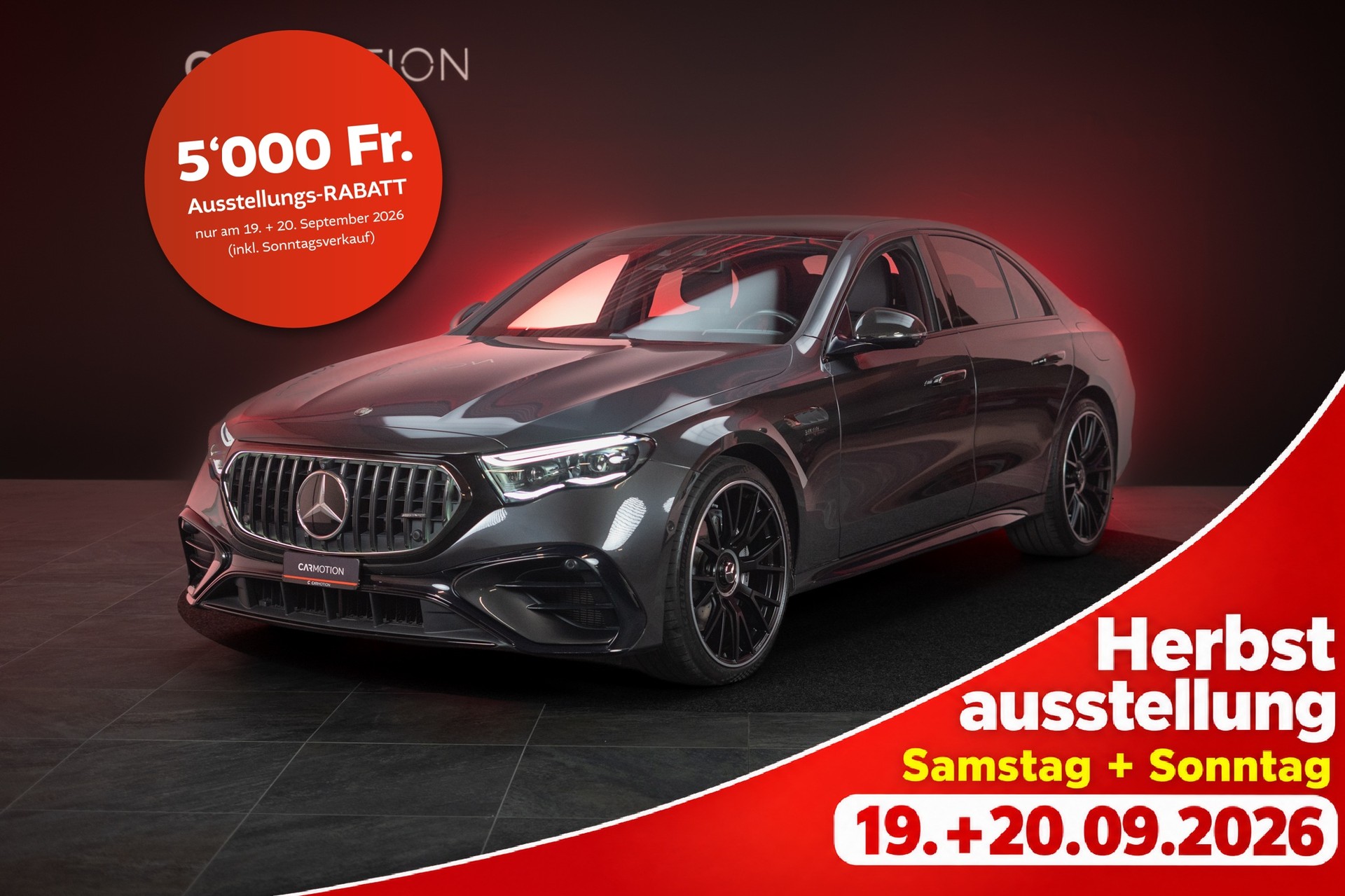 MERCEDES-BENZ E 53 Hybrid AMG 4matic+ / Beleuchteter Kühlergrill / Panorama / Burmester-image-0