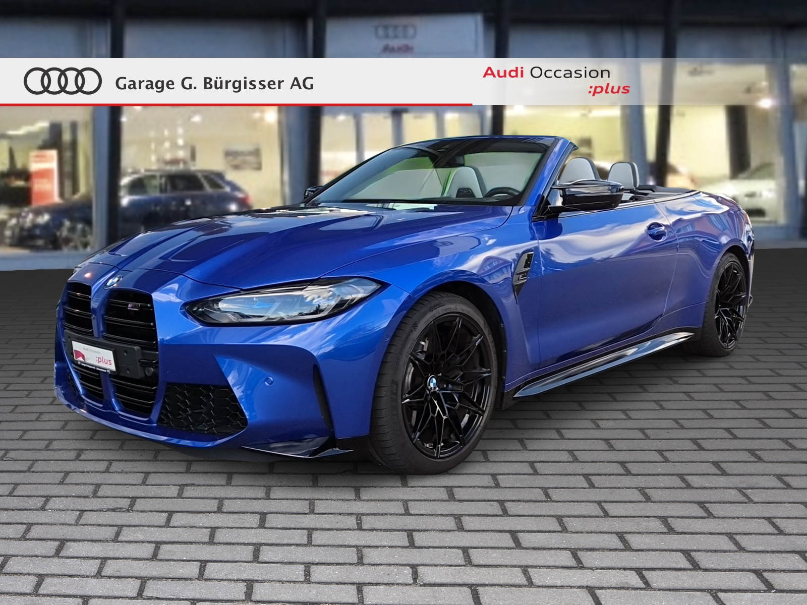 BMW M4 Cabrio Competition M xDrive Portimo Blau Metallic-image-0