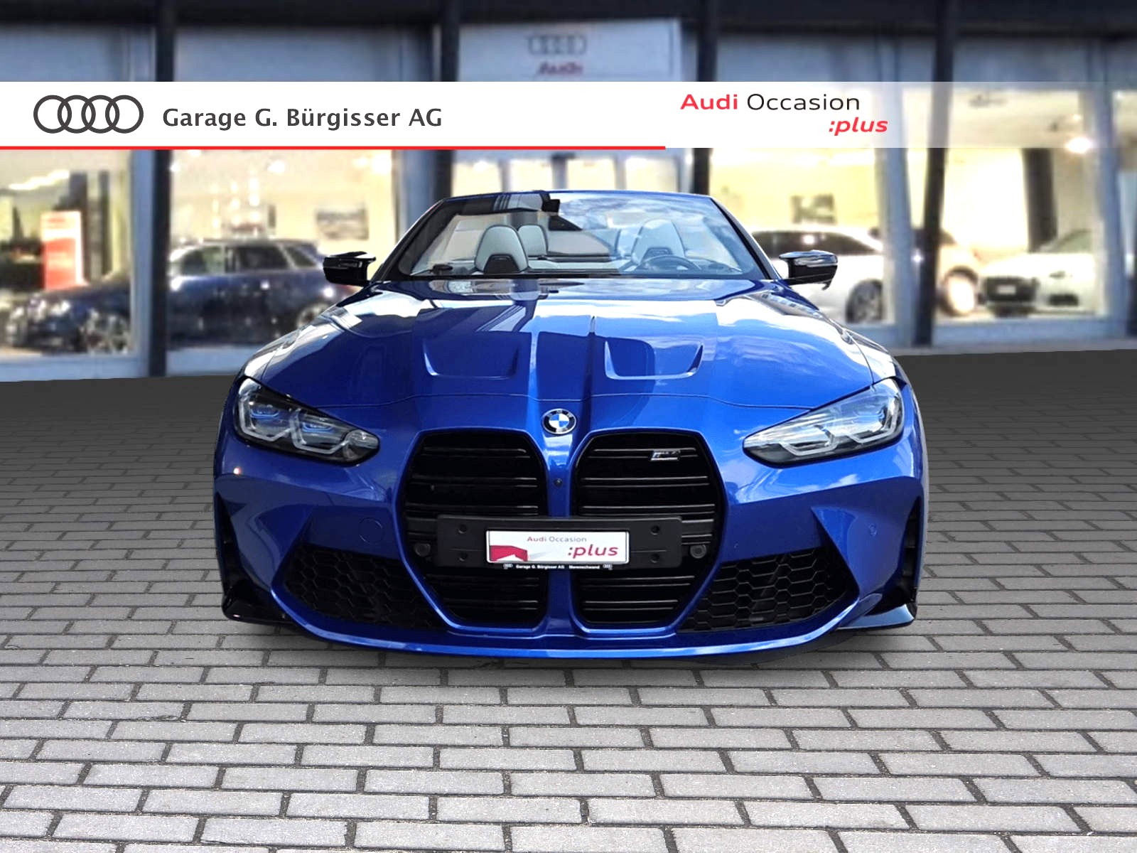 BMW M4 Cabrio Competition M xDrive Portimo Blau Metallic-image-1