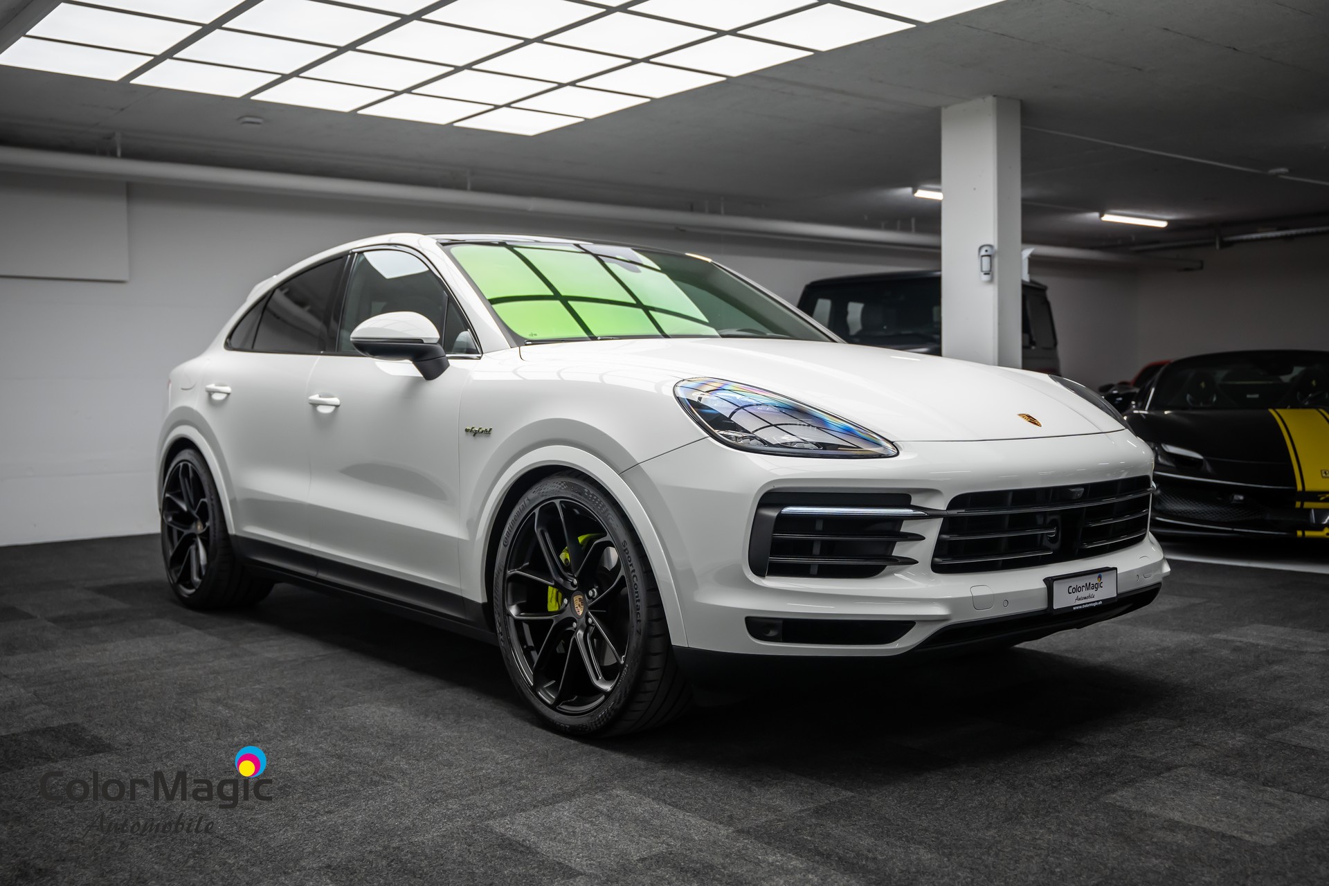 PORSCHE Cayenne Coupé E-Hybrid * 22 ZOLL TURBO GT RÄDER * LEASING AB 578.- *-image-8