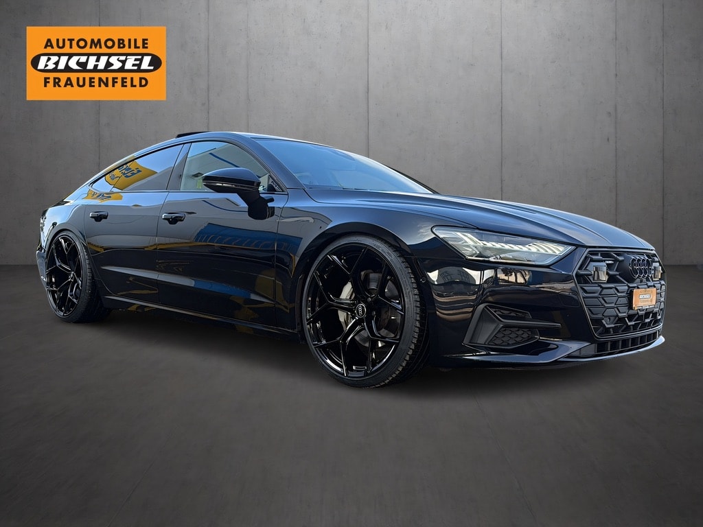 AUDI A7 Sportback 50 TDI quattro S-tronic*22"Alu, KW Fahrwerk, Panodach, ALL-Black, Leder, AHK, 5-Plätzer, (5-Jahre Garantie)