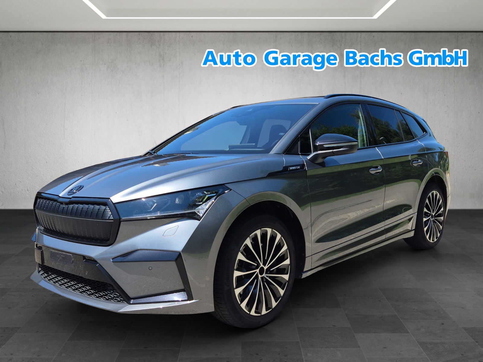 SKODA Enyaq iV 80 SportLine*360°Kamera*Panoramadach*Head up Display*Anhängerkupplung*-image-1
