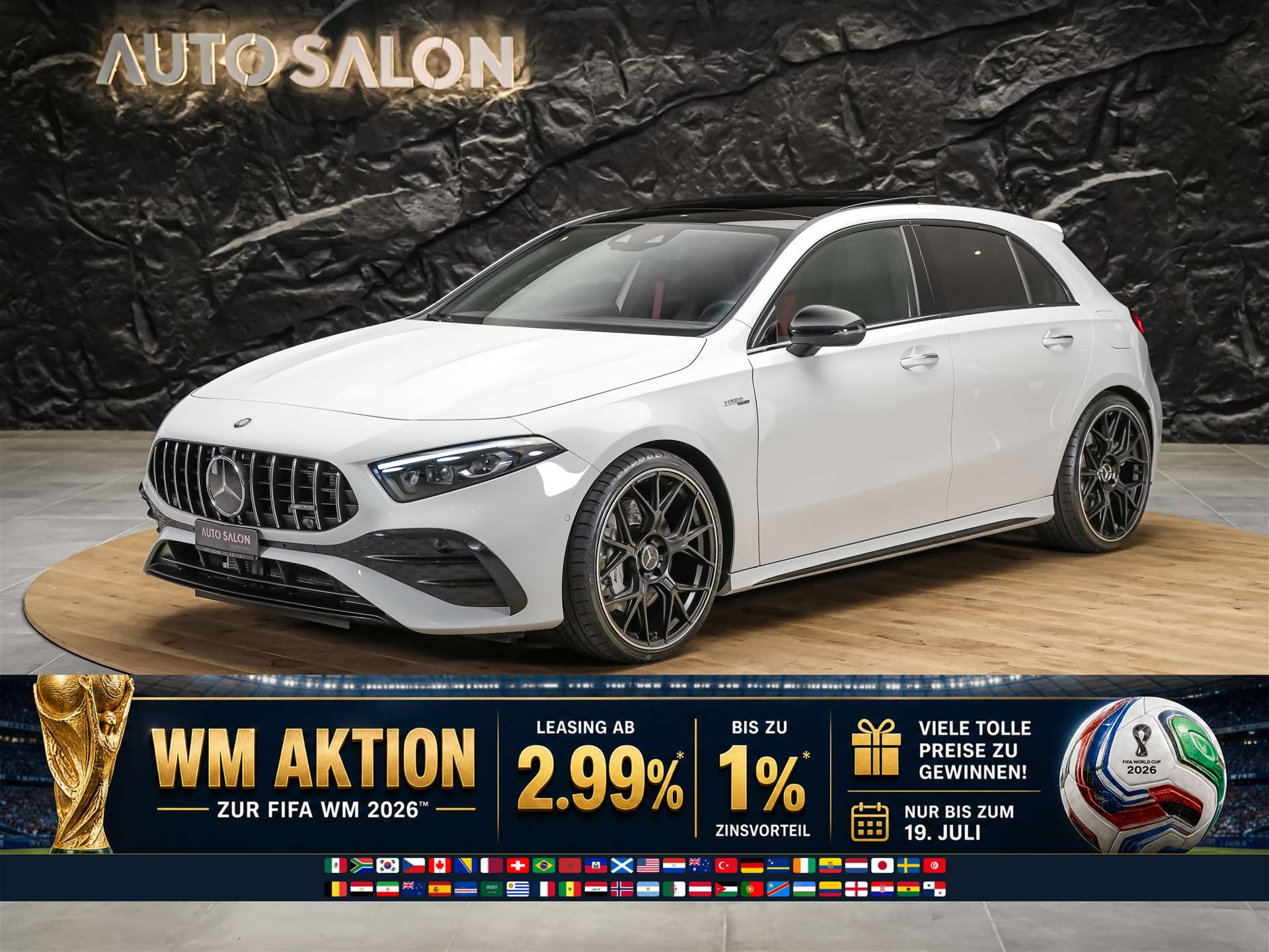 MERCEDES-BENZ A 35 AMG 4matic *Panorama*20" Felgen*Multibeam LED*-image-0