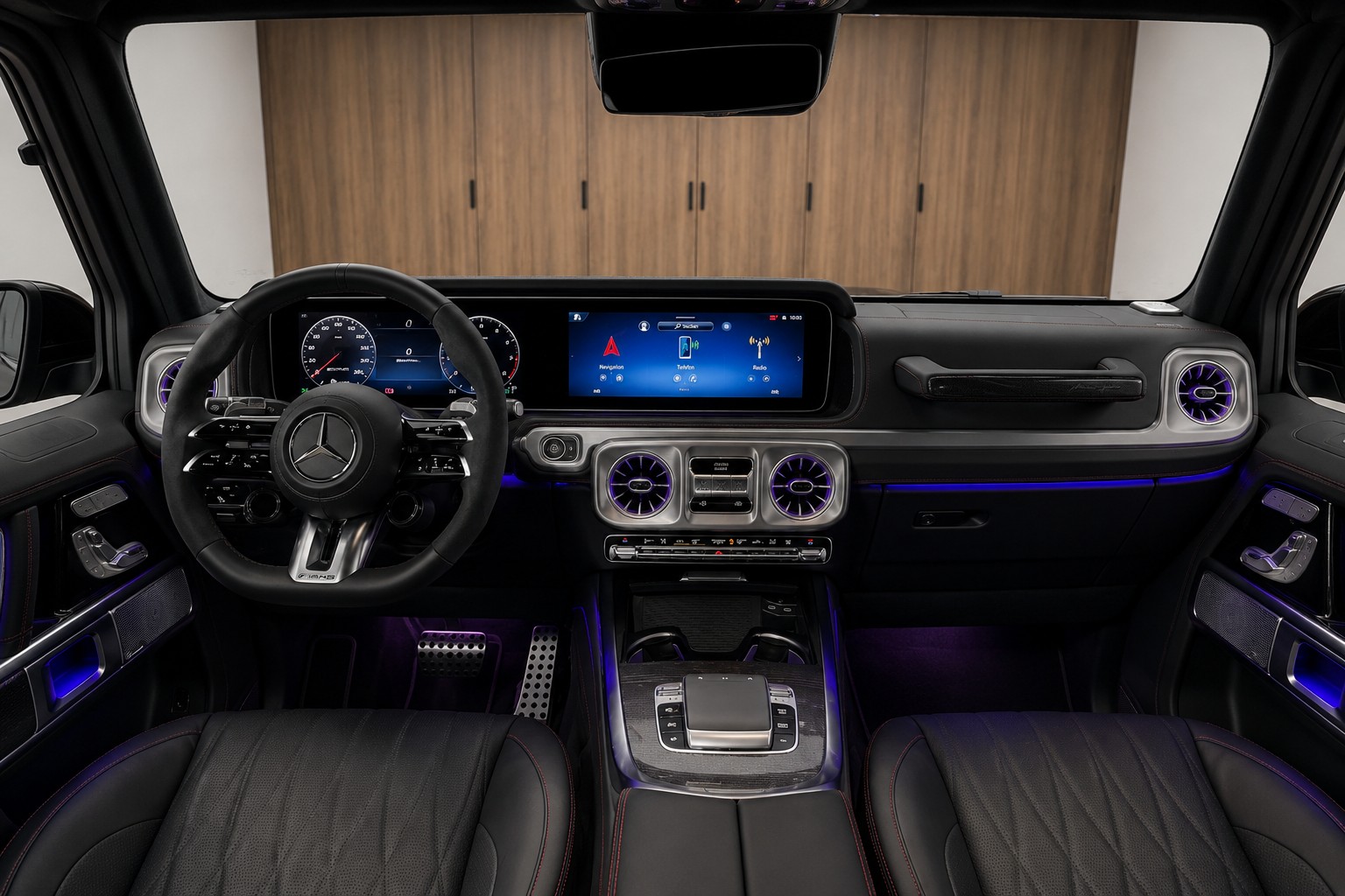MERCEDES-BENZ G 63 AMG 9G-Tronic Facelift mit 605 PS ganz in schwarz-image-2