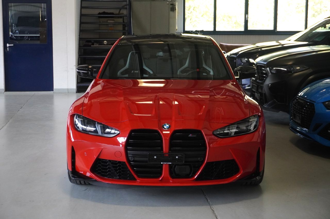BMW M3 Competition M xDrive // BMW Werksgarantie bis 03/2029 // M Carbon Schalensitze //-image-3