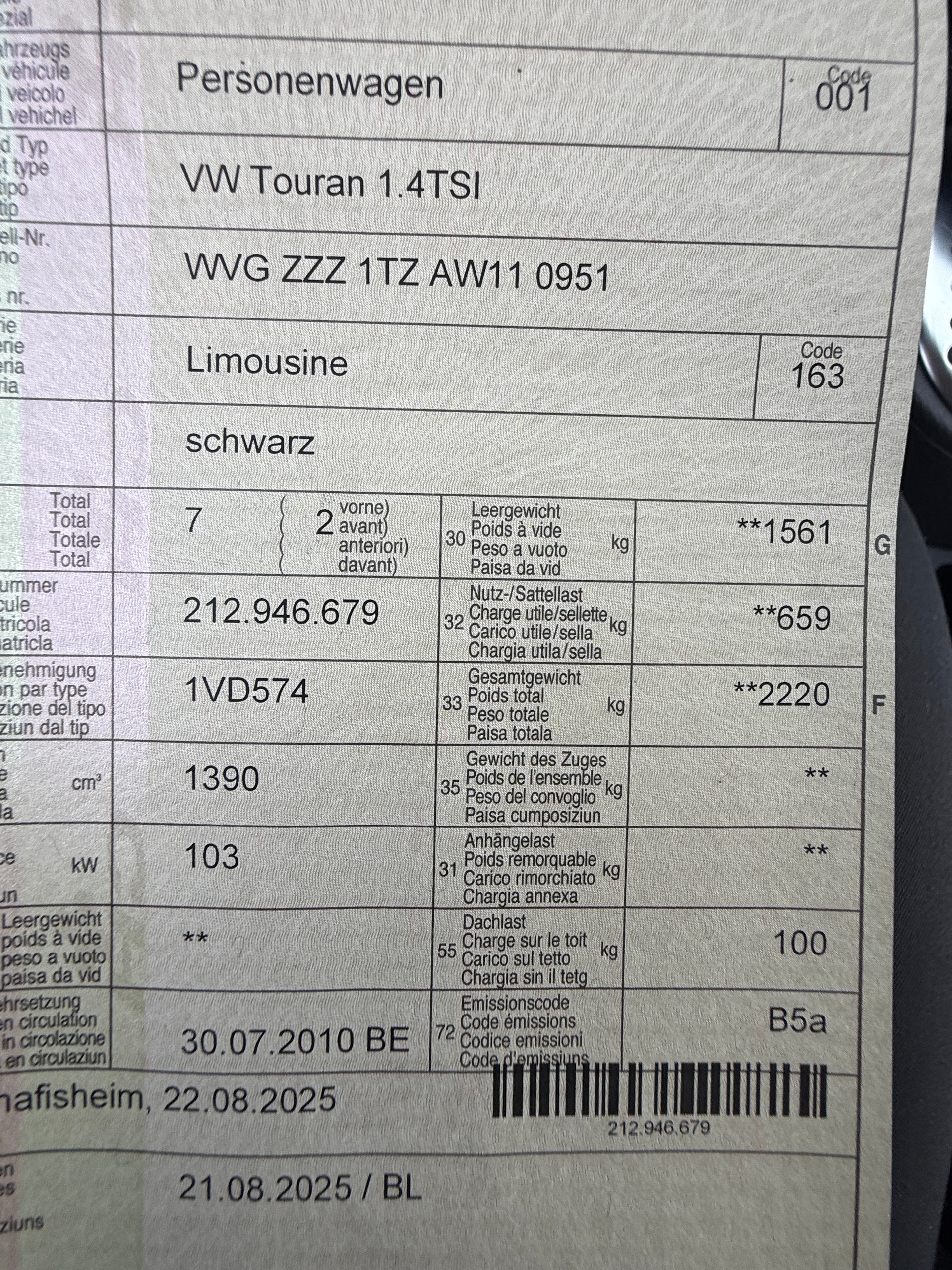 VW Touran 1.4 TSI Highline DSG-image-24