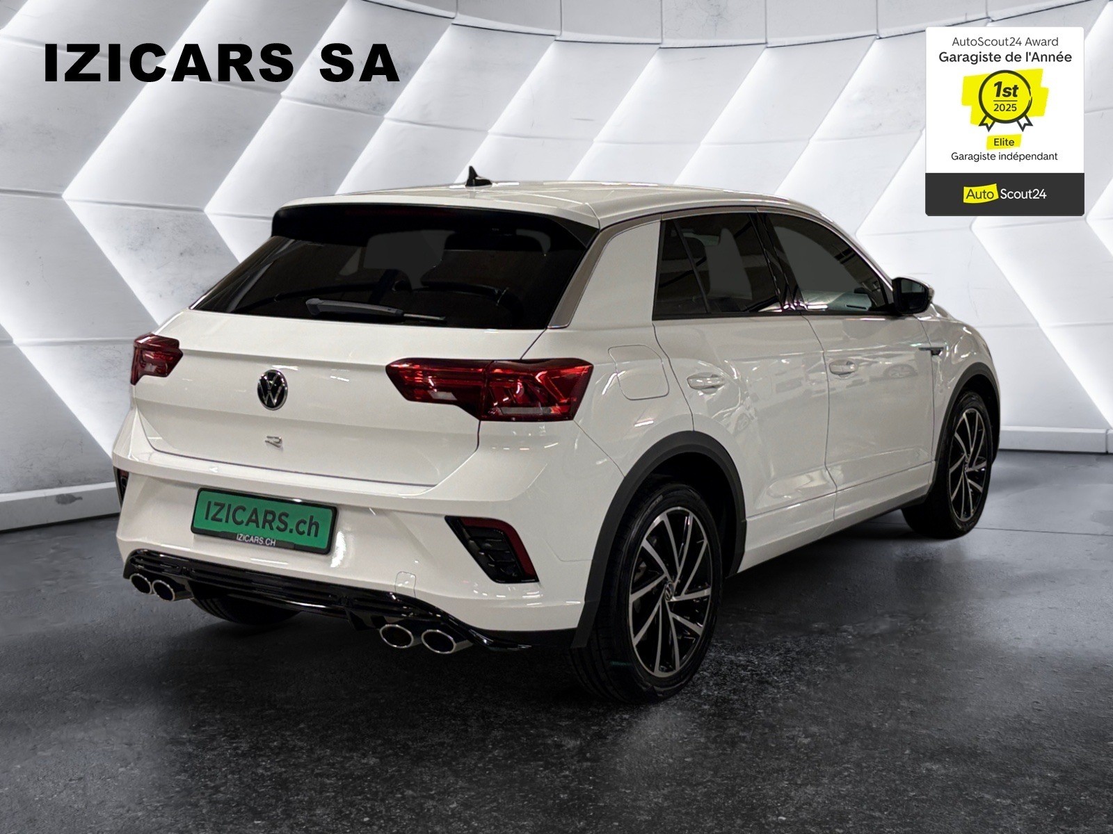 VW T-Roc 2.0 TSI R DSG 4Motion/BeatsAudio / Caméra de recul / App-Connect / Roues Hiver 17" incluses-image-7