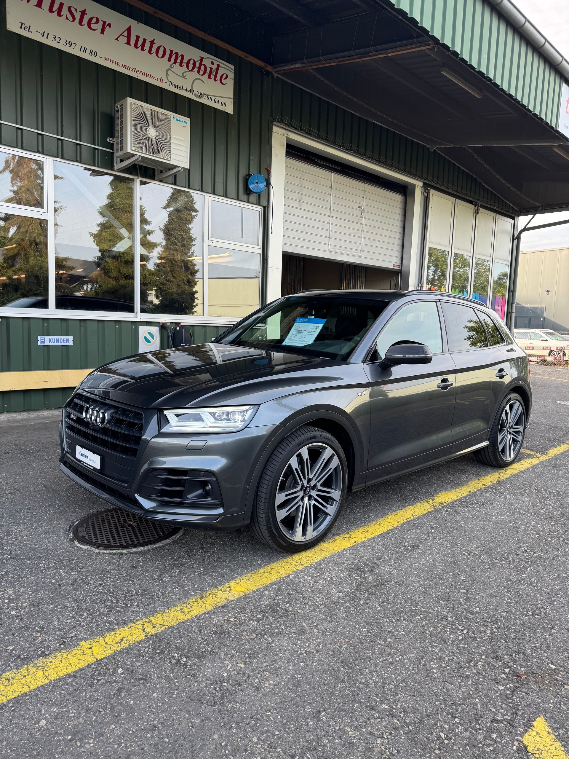AUDI SQ5 3.0 TFSI Quattro S-Tronic 354 PS mit allen Optionen und Anhängerkupplung Panoramadach Sitzbelüftung 21 Zoll Alu-image-0