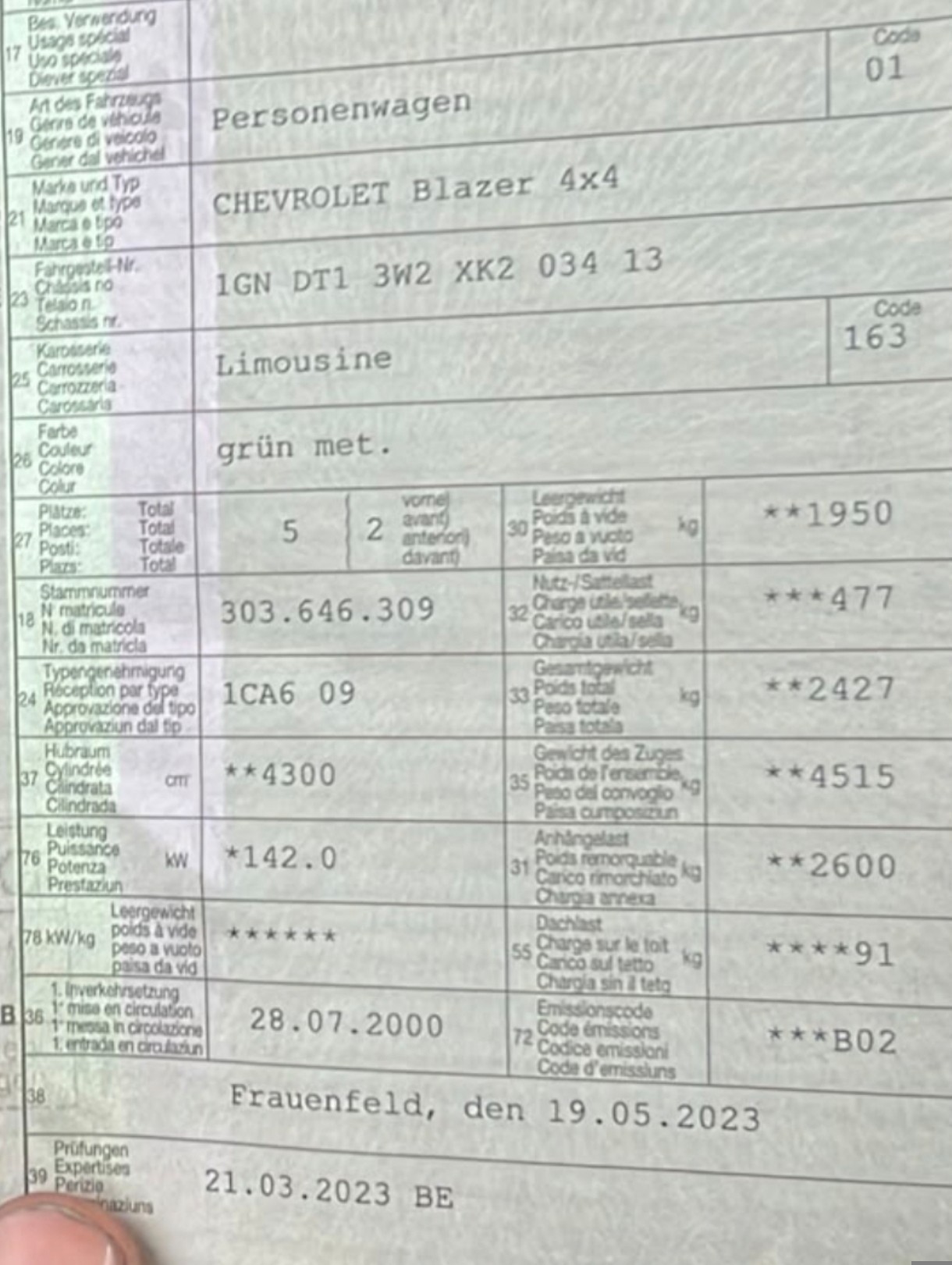 CHEVROLET Blazer 4.3 Autotrac E-image-10