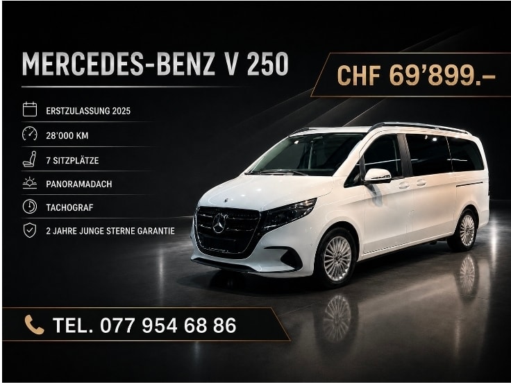MERCEDES-BENZ V250d L Exclusive 9G-Tronic PANO Distronic Elec.Tür-image-0