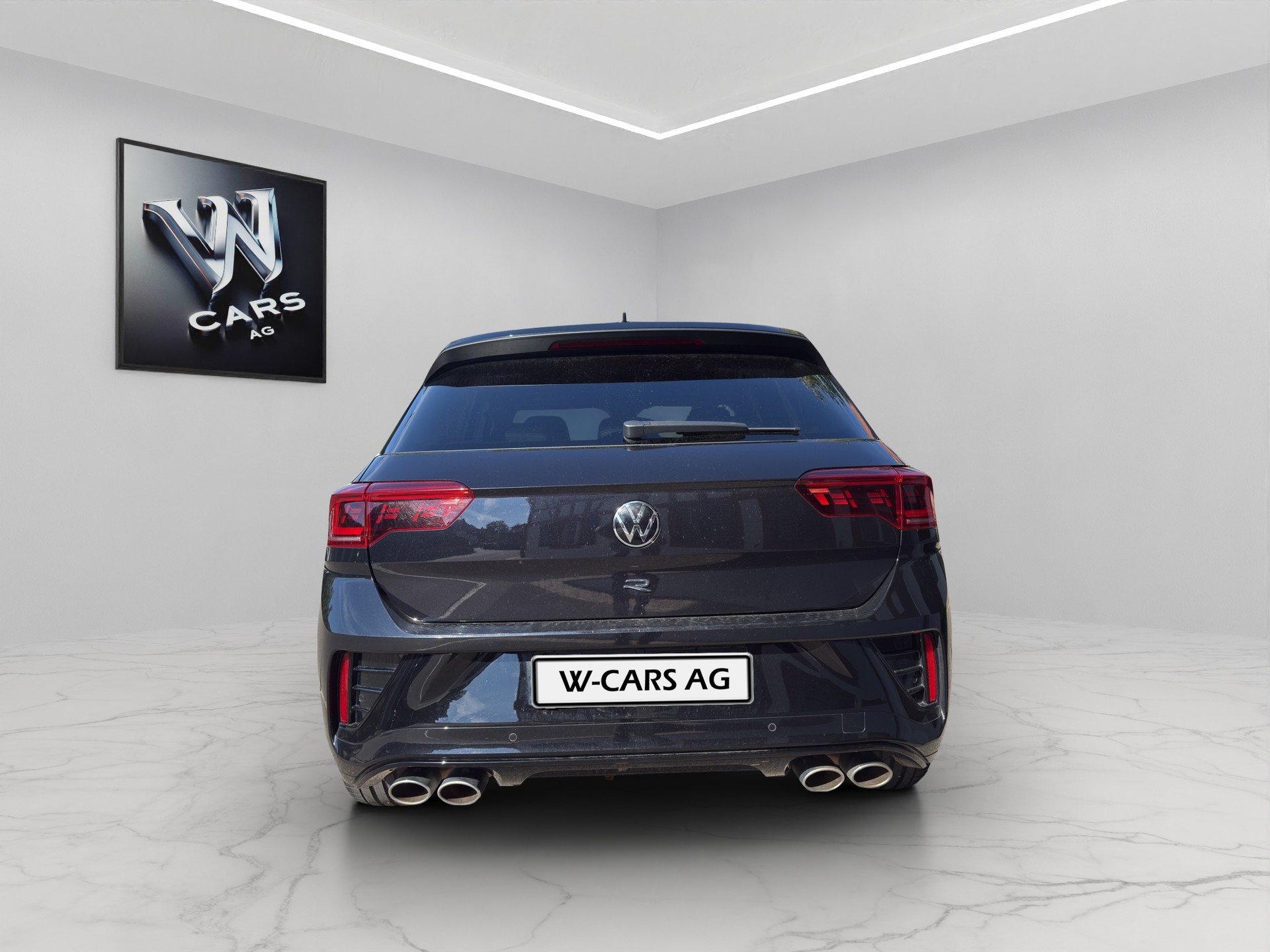 VW T-Roc 2.0 TSI R DSG 4Motion * Garantie * 8 fach * AHK * Leder *-image-2