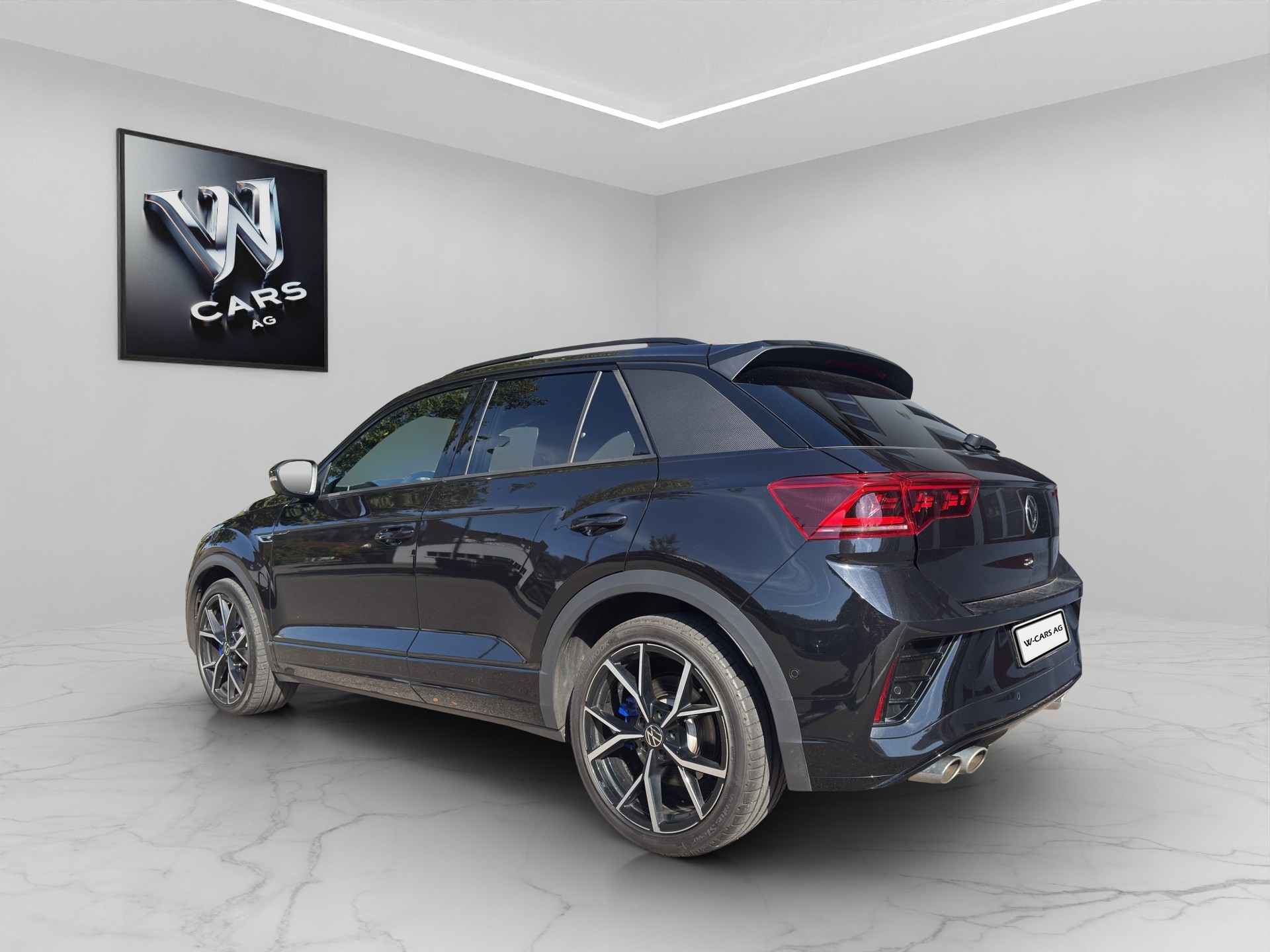 VW T-Roc 2.0 TSI R DSG 4Motion * Garantie * 8 fach * AHK * Leder *-image-1
