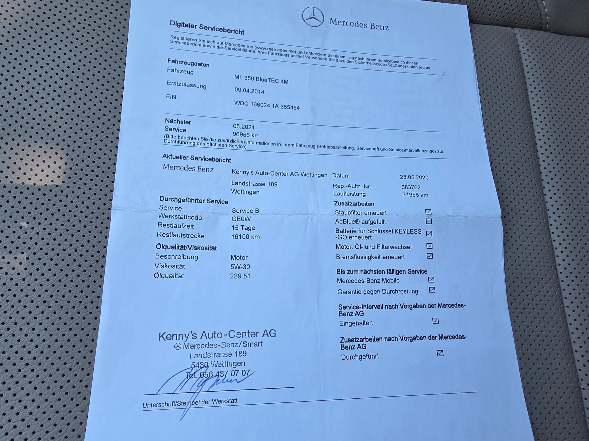 MERCEDES-BENZ ML 350 BlueTEC Executive 4Matic 7G-Tronic ☆☆☆ Aus 1. Hand ☆☆☆ MFK: 7. April 2026 ☆☆☆-image-18