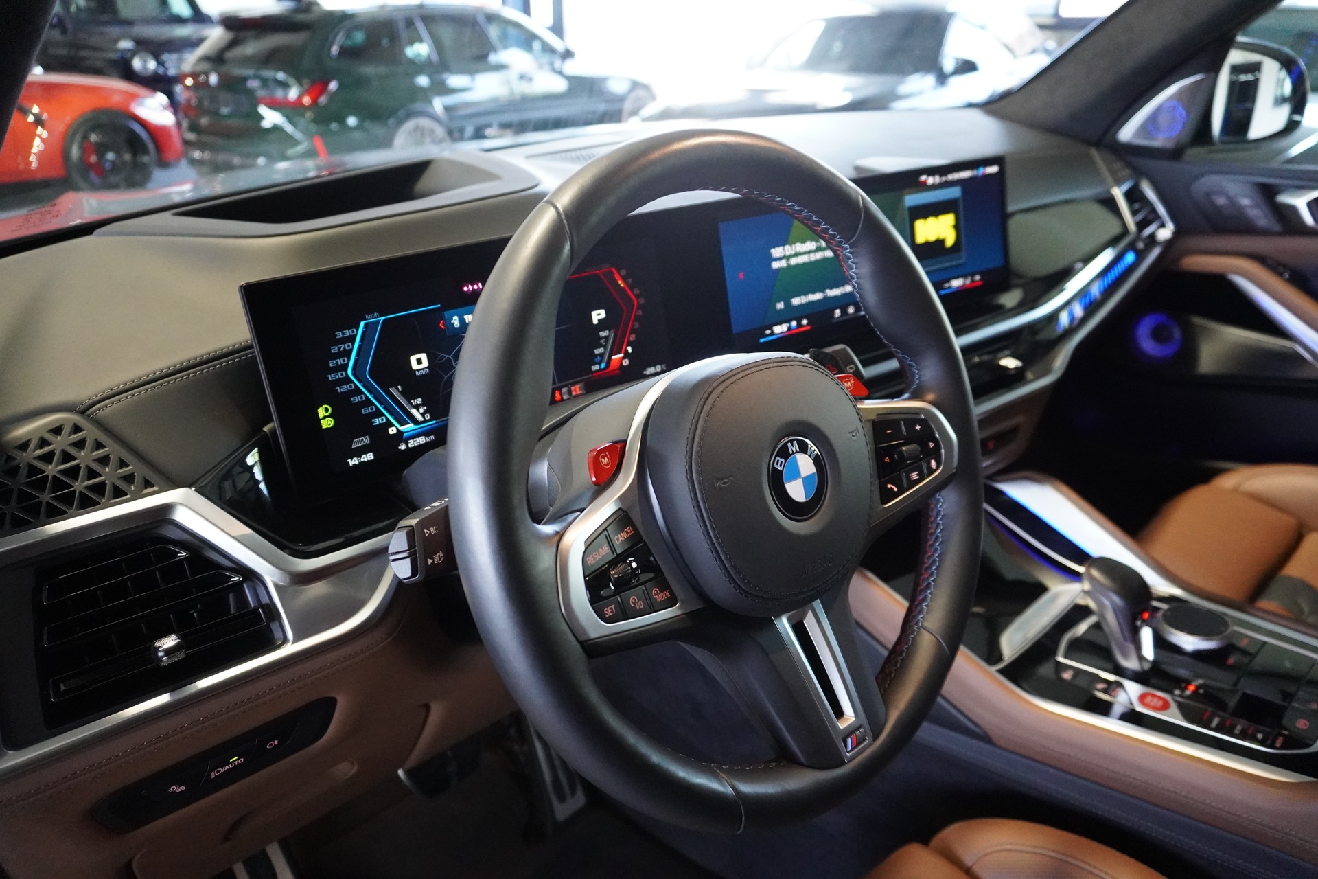 BMW X5M Competition // FROZEN BLACK // WHEELFORCE WHEELS 23" // H&R GEWINDEFEDERN // WERKSGARANTIE //-image-5