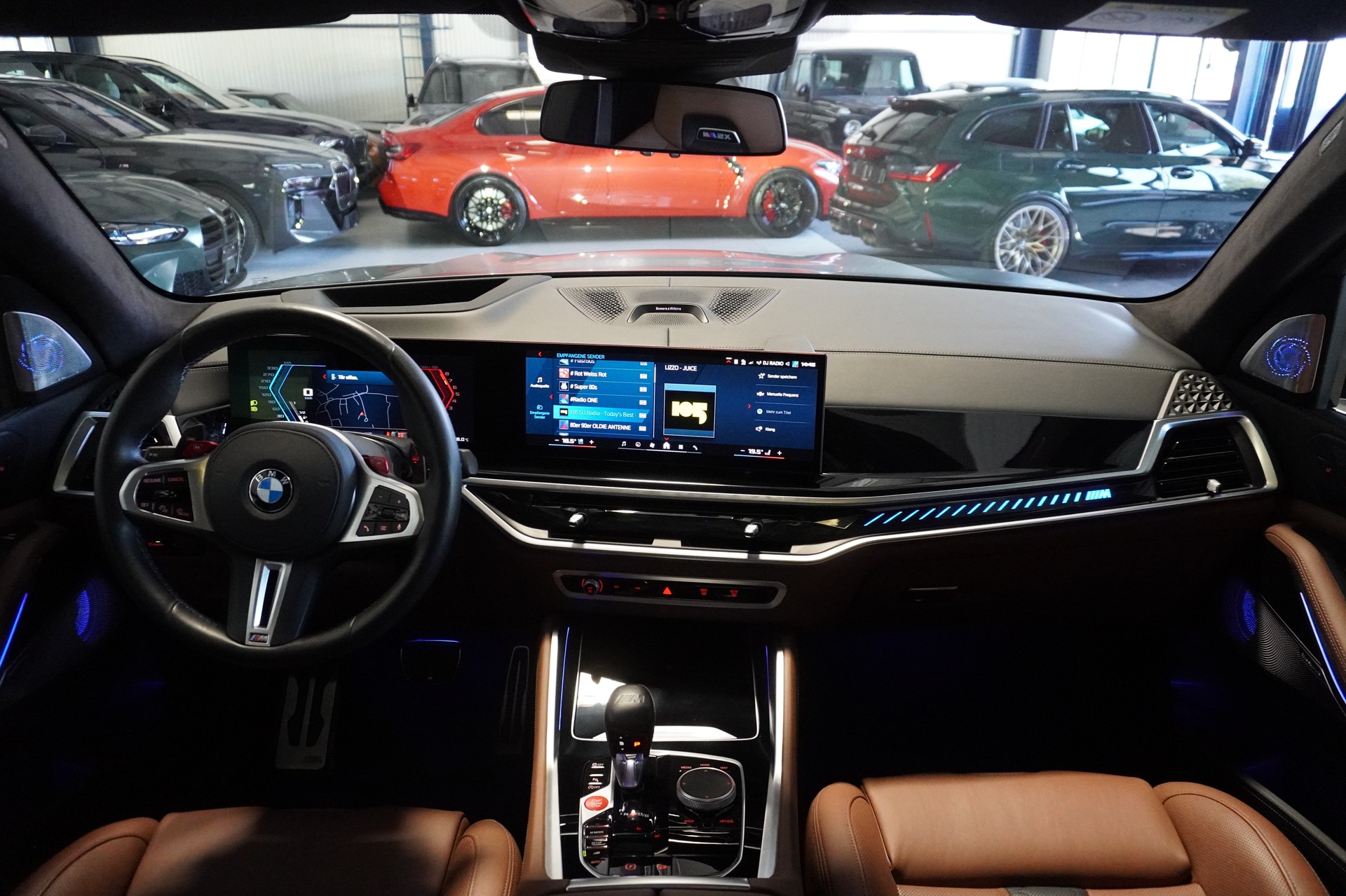 BMW X5M Competition // FROZEN BLACK // WHEELFORCE WHEELS 23" // H&R GEWINDEFEDERN // WERKSGARANTIE //-image-6