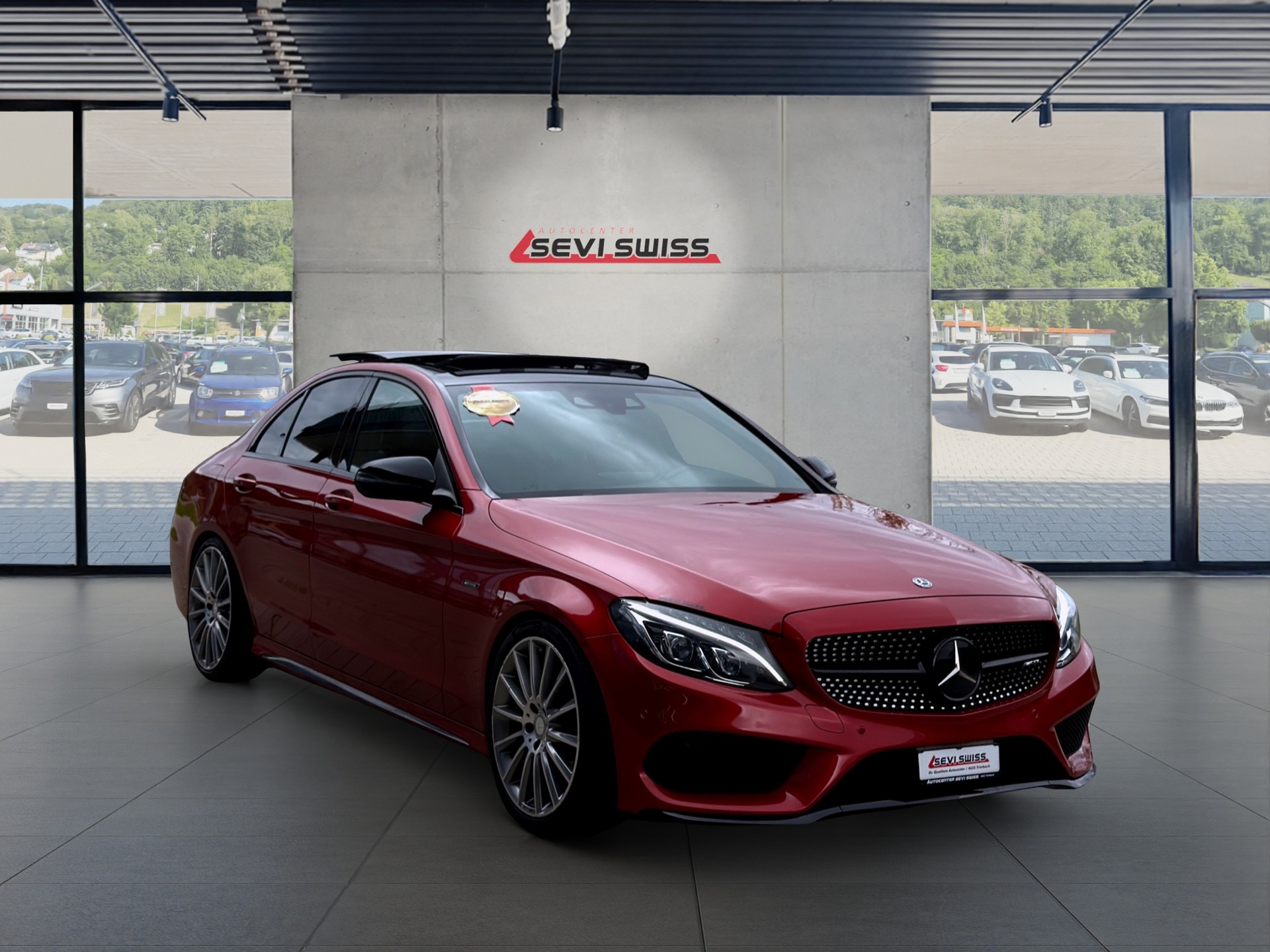 MERCEDES-BENZ C 450 AMG 4Matic 7G-Tronic*Hagelschaden*statt 23'900.- jetzt nur 18'900.- *-image-0
