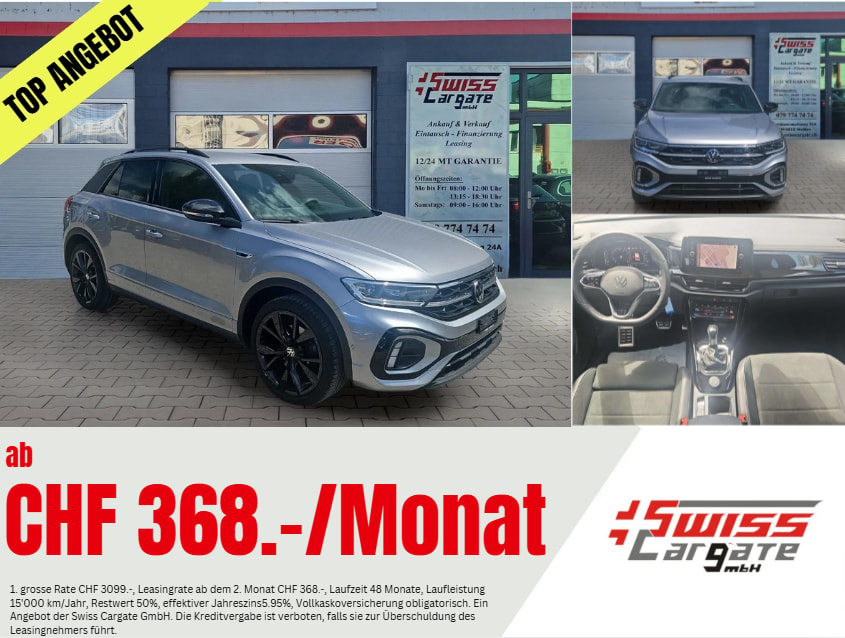 VW T-Roc 2.0 TSI R-Line DSG 4Motion Black Style mit AHK & Rückfahrkamera-image-0