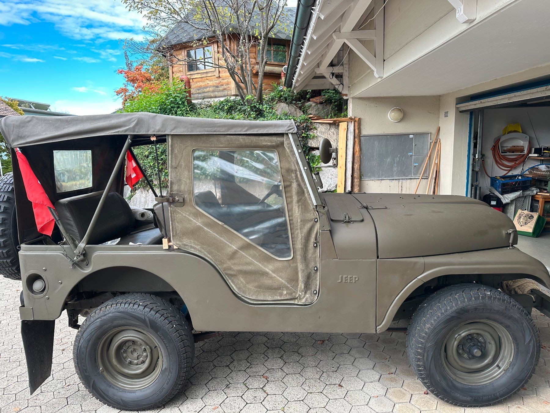 JEEP KaiserJeep CJ-5 (1970) Veteran–Zustand "Sehr Gut“ Militärgrün-image-1