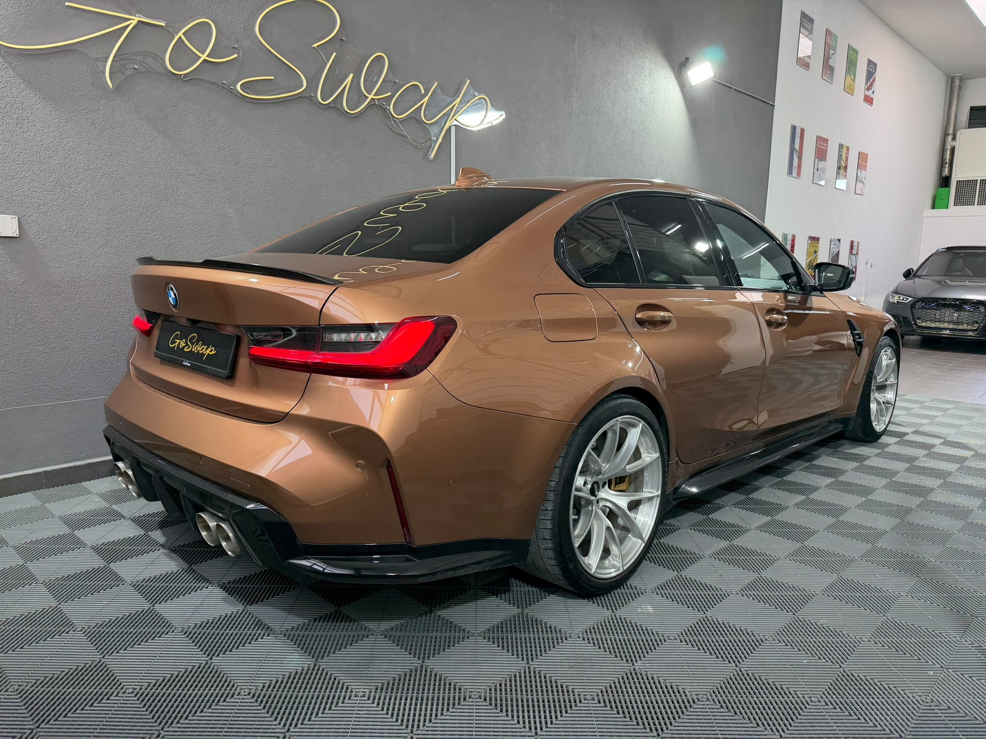 BMW M3 G80 * Boite Manuelle * Zanzibar Individual Color * Apex Wheels-image-4