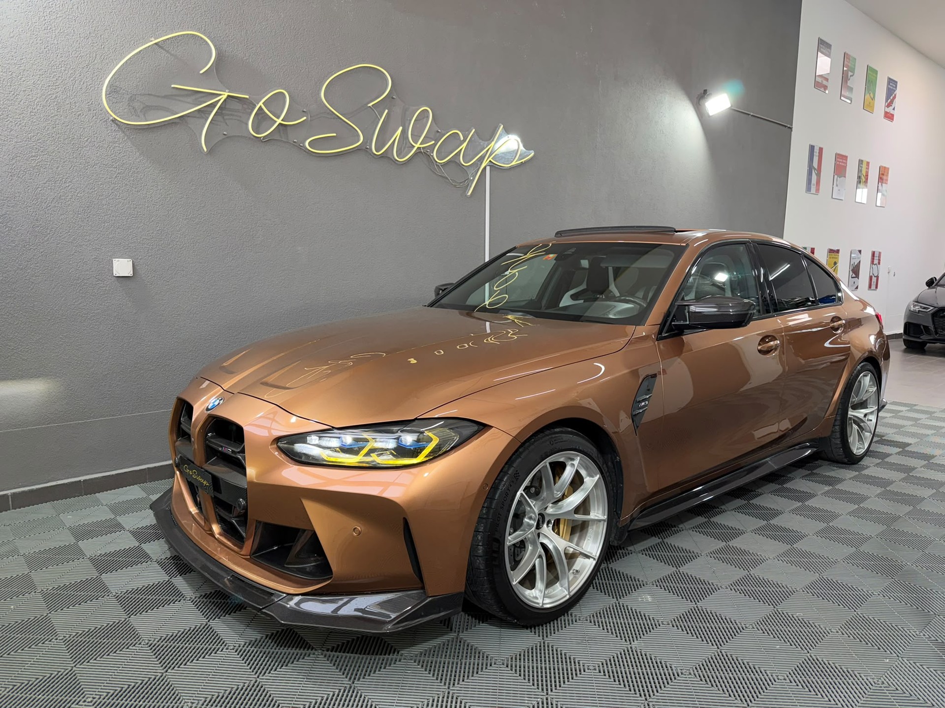 BMW M3 G80 * Boite Manuelle * Zanzibar Individual Color * Apex Wheels-image-0