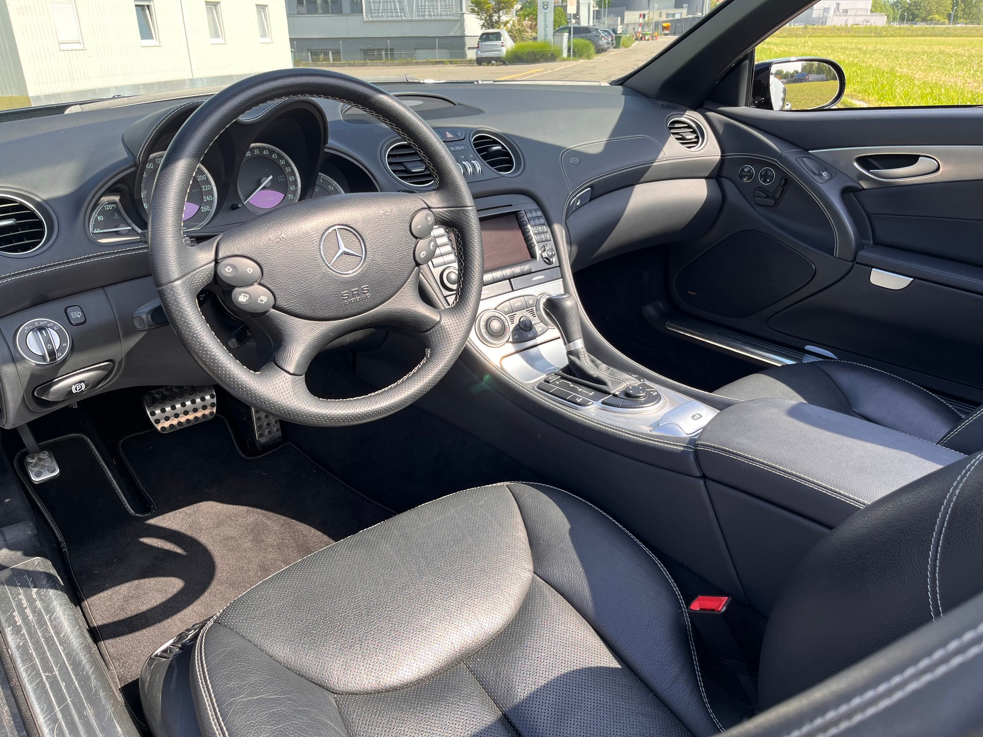 MERCEDES-BENZ SL 350 7G-Tronic * SPORT PACKAGE PAKET - SCHWARZES INTERIEUR - BOSE SOUND *-image-9