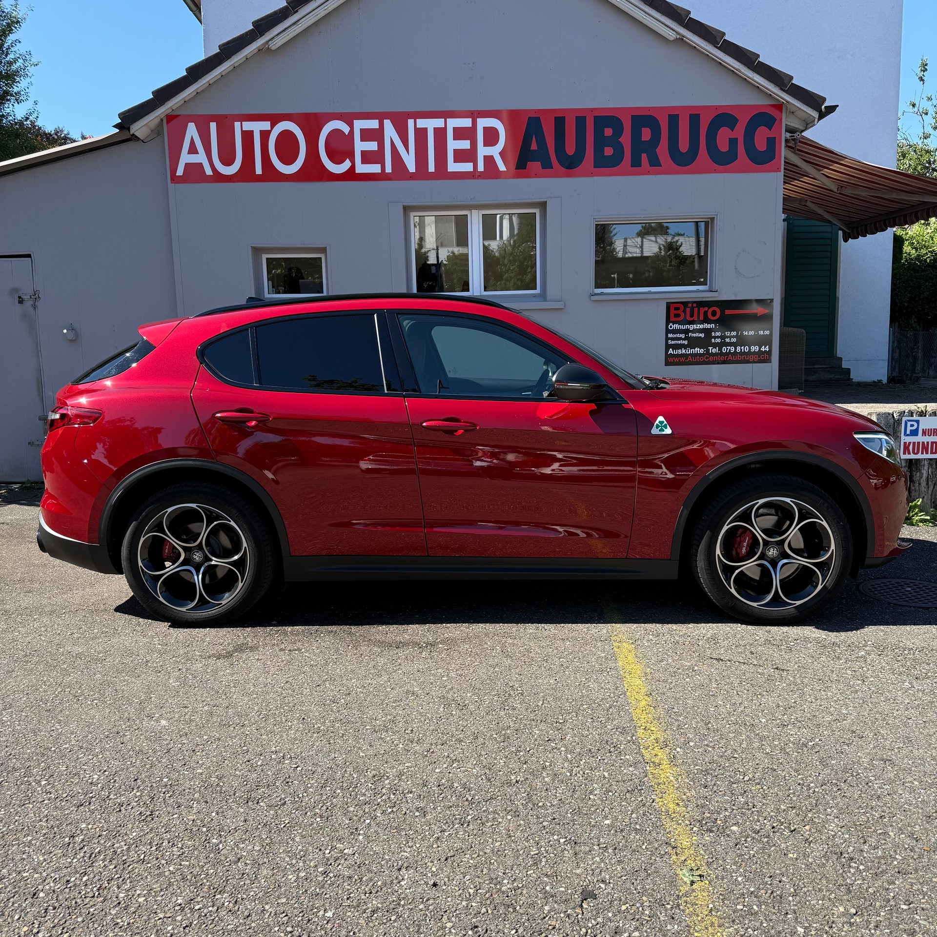 ALFA ROMEO Stelvio 2.0 Sport Q4 Automatic *PANORAMA-DACH - LEDER BRAUN - ROT MET - ANHÄNGERKUPPLUNG*-image-8