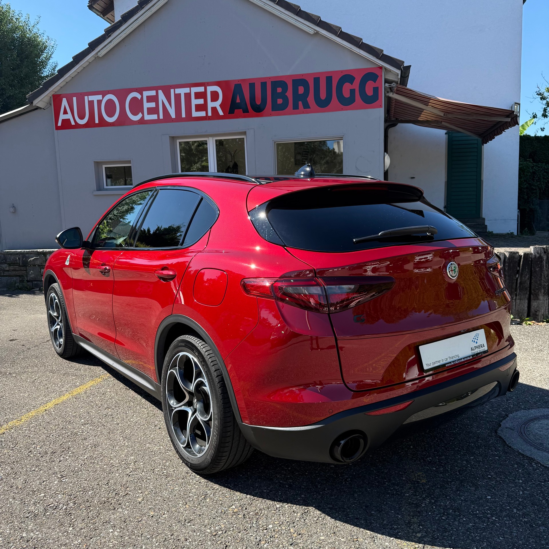 ALFA ROMEO Stelvio 2.0 Sport Q4 Automatic *PANORAMA-DACH - LEDER BRAUN - ROT MET - ANHÄNGERKUPPLUNG*-image-2