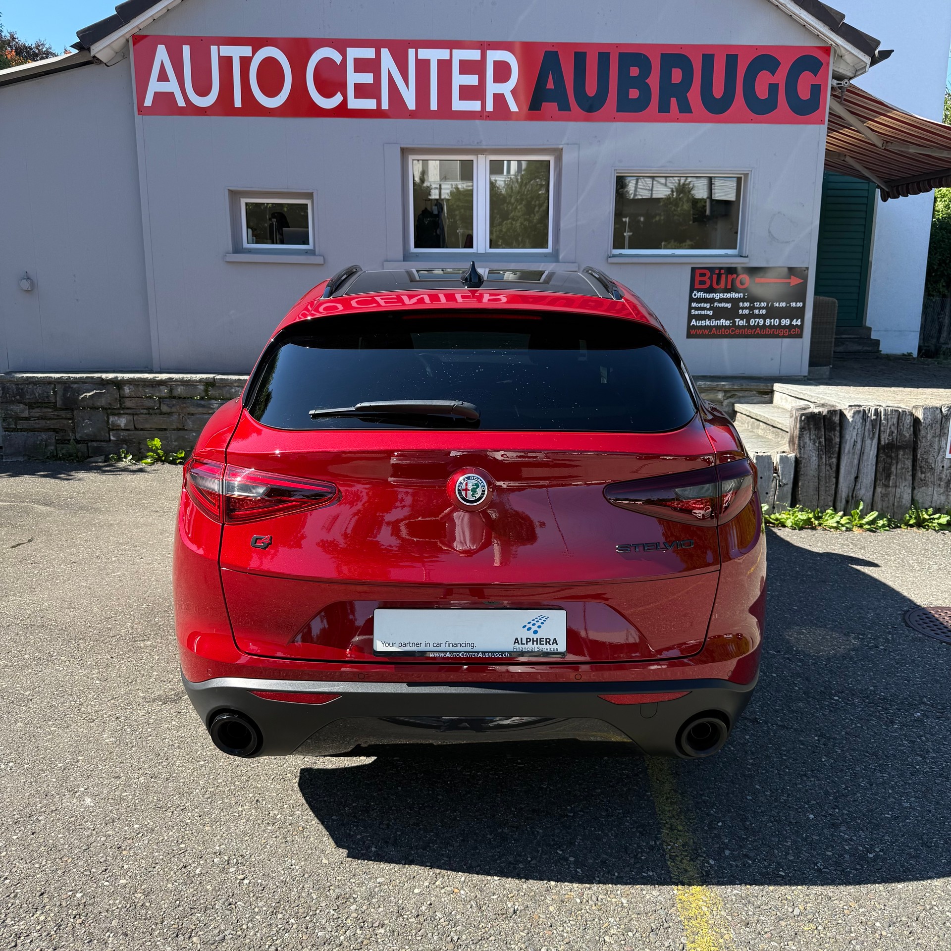 ALFA ROMEO Stelvio 2.0 Sport Q4 Automatic *PANORAMA-DACH - LEDER BRAUN - ROT MET - ANHÄNGERKUPPLUNG*-image-5