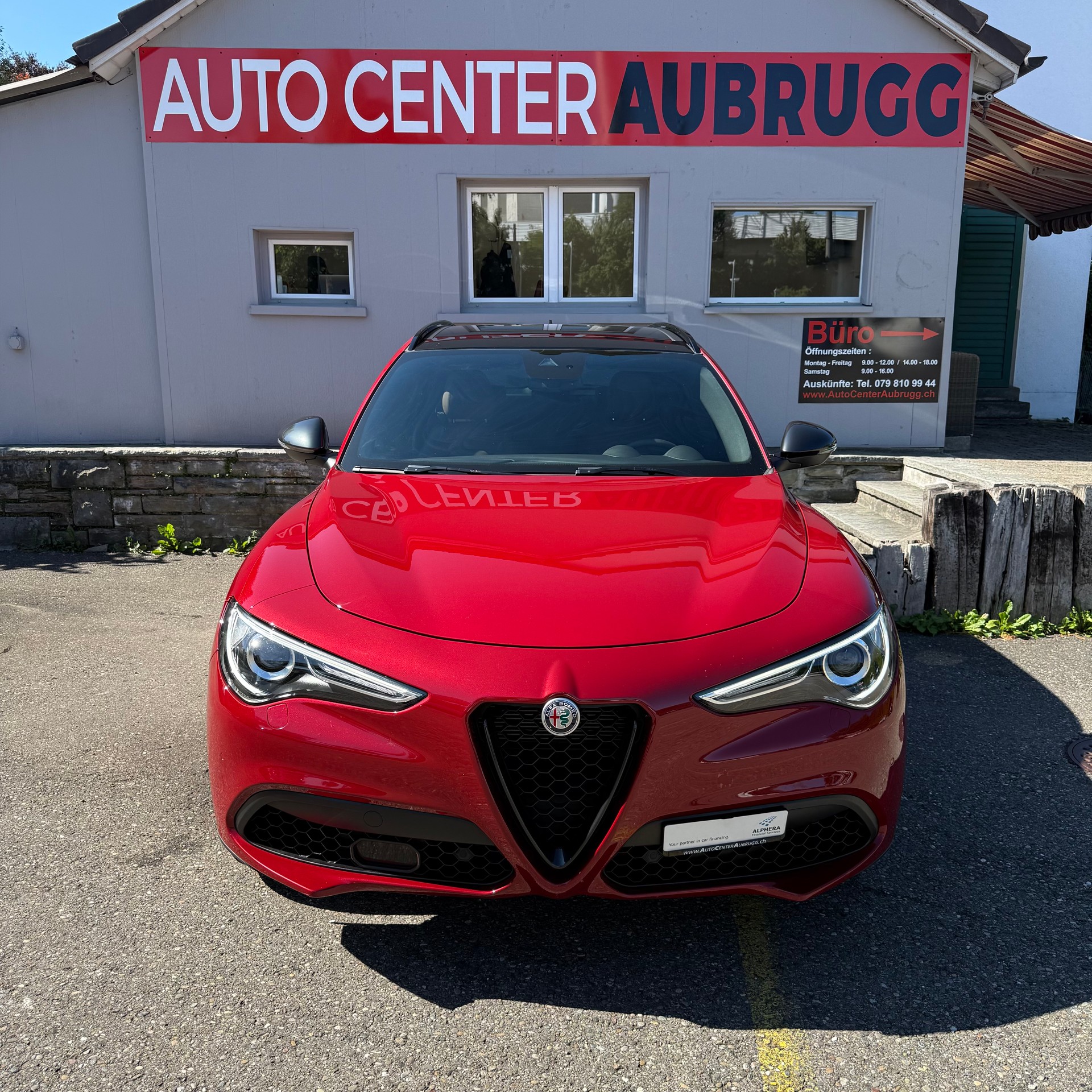 ALFA ROMEO Stelvio 2.0 Sport Q4 Automatic *PANORAMA-DACH - LEDER BRAUN - ROT MET - ANHÄNGERKUPPLUNG*-image-3