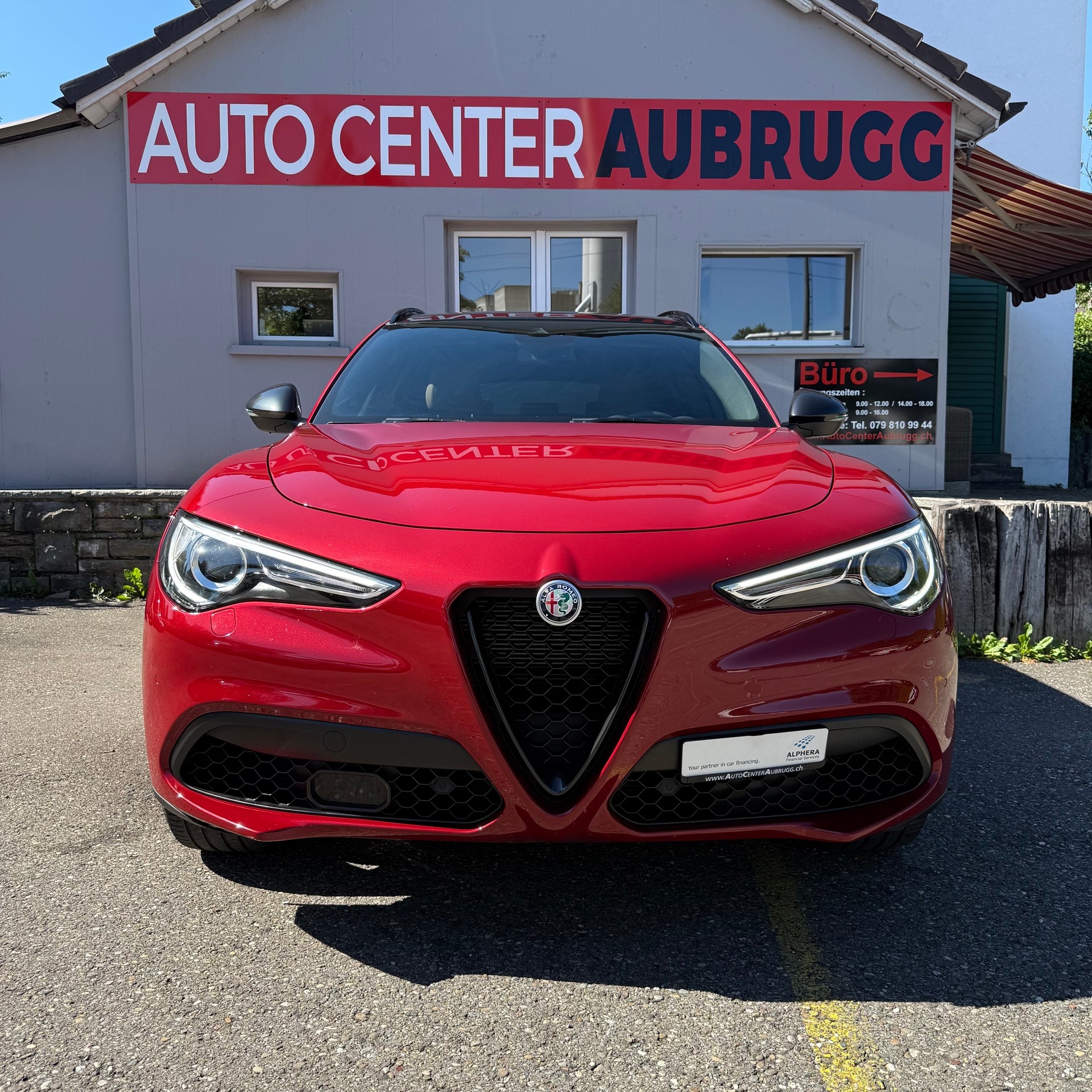 ALFA ROMEO Stelvio 2.0 Sport Q4 Automatic *PANORAMA-DACH - LEDER BRAUN - ROT MET - ANHÄNGERKUPPLUNG*-image-4