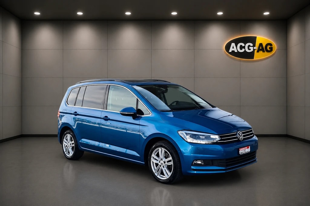 VW Touran 2.0 TDI BlueMotion Technology Comfortline DSG ** 7-Plätzer ** Gr-Navi ** RF-Kamera ** ACC ** Sitzheizung ** Ab MFK **-image-0
