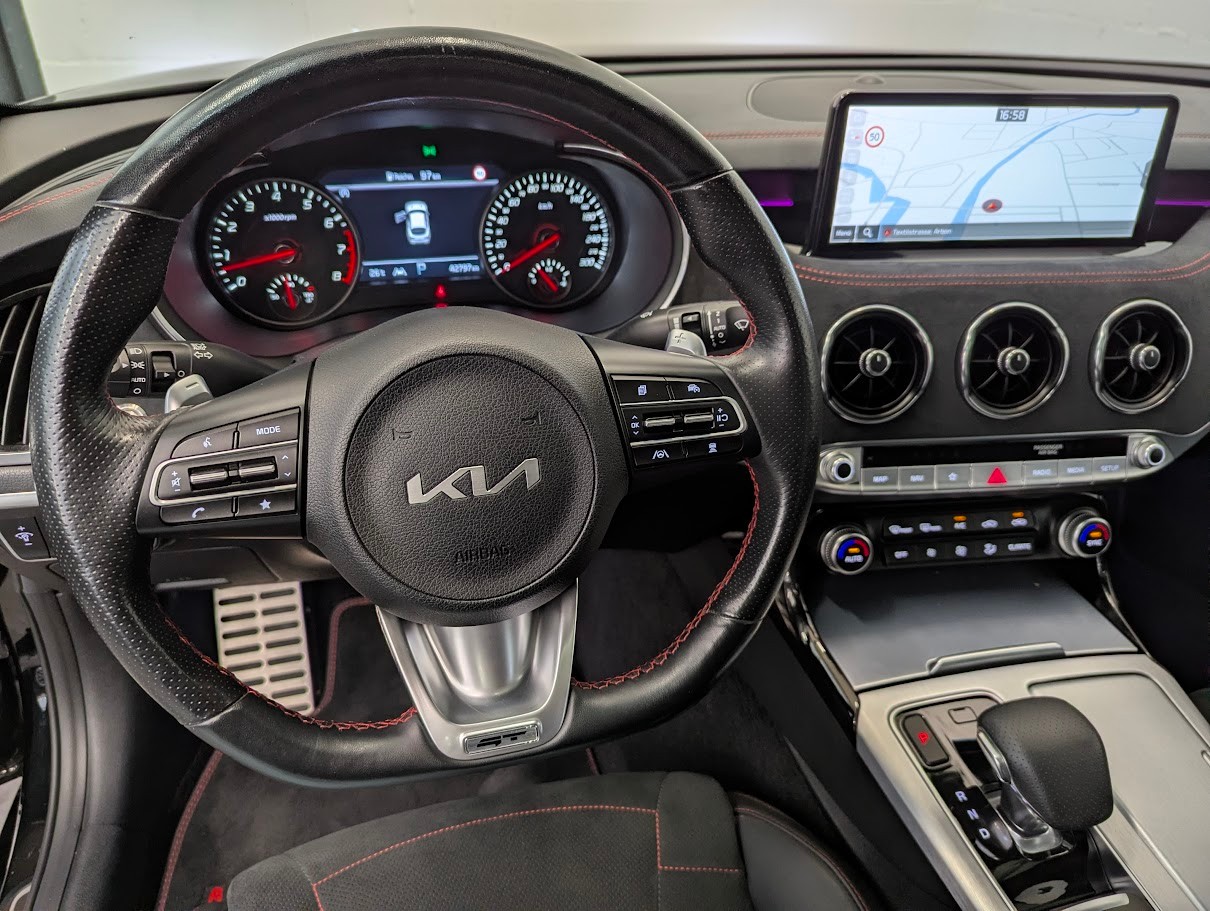KIA Stinger GT 3.3 V6T-GDi*7J GAR BASTUCK-AGA FULL-OPTIONS NAVI LED 360CAM SCHIEBEDACH FULL-ASSISTS UVM*-image-7