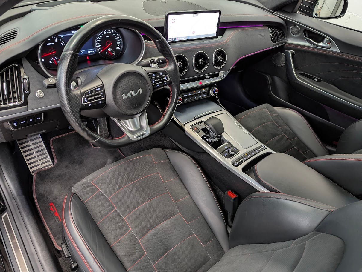 KIA Stinger GT 3.3 V6T-GDi*7J GAR BASTUCK-AGA FULL-OPTIONS NAVI LED 360CAM SCHIEBEDACH FULL-ASSISTS UVM*-image-5
