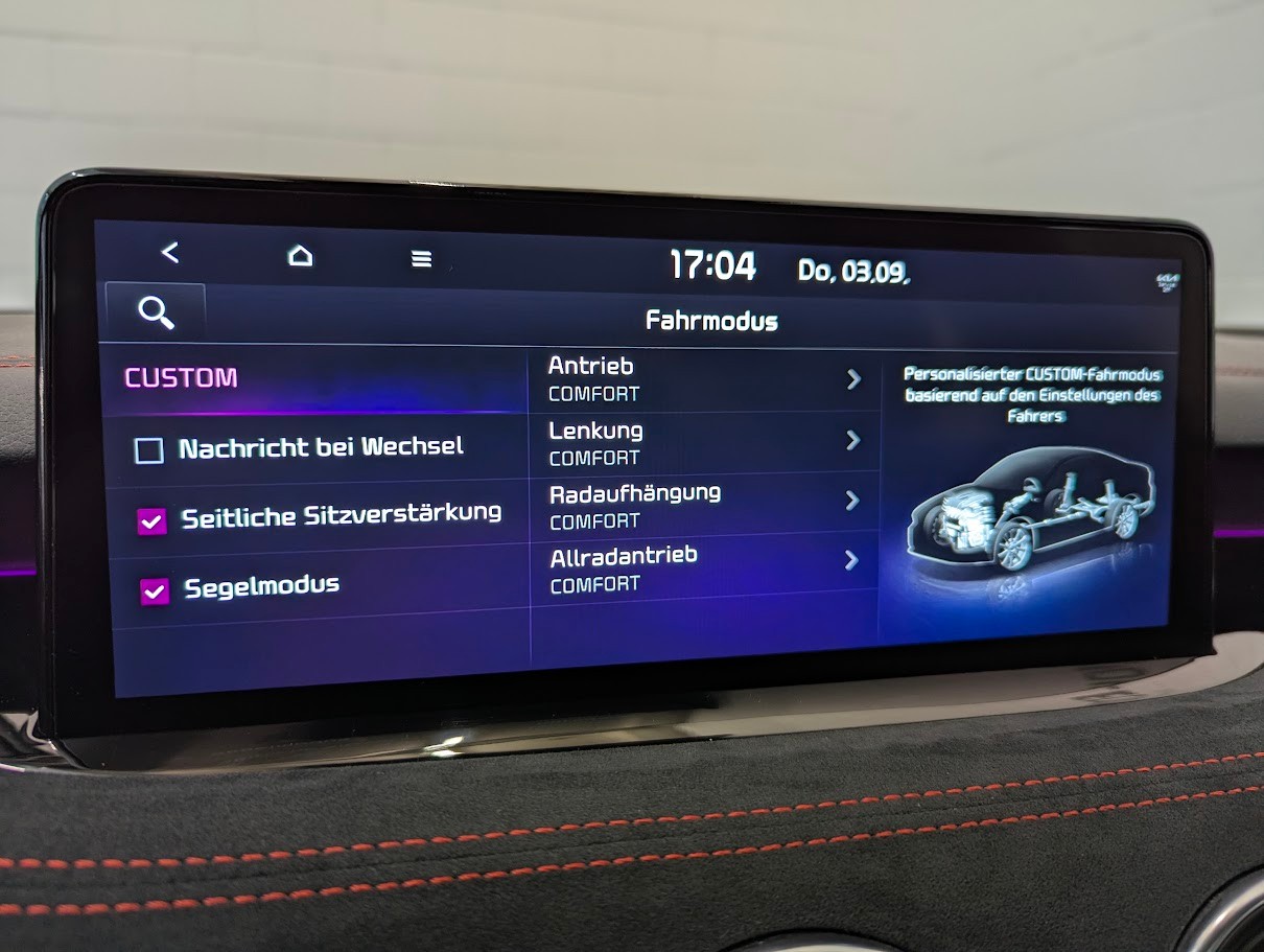 KIA Stinger GT 3.3 V6T-GDi*7J GAR BASTUCK-AGA FULL-OPTIONS NAVI LED 360CAM SCHIEBEDACH FULL-ASSISTS UVM*-image-15