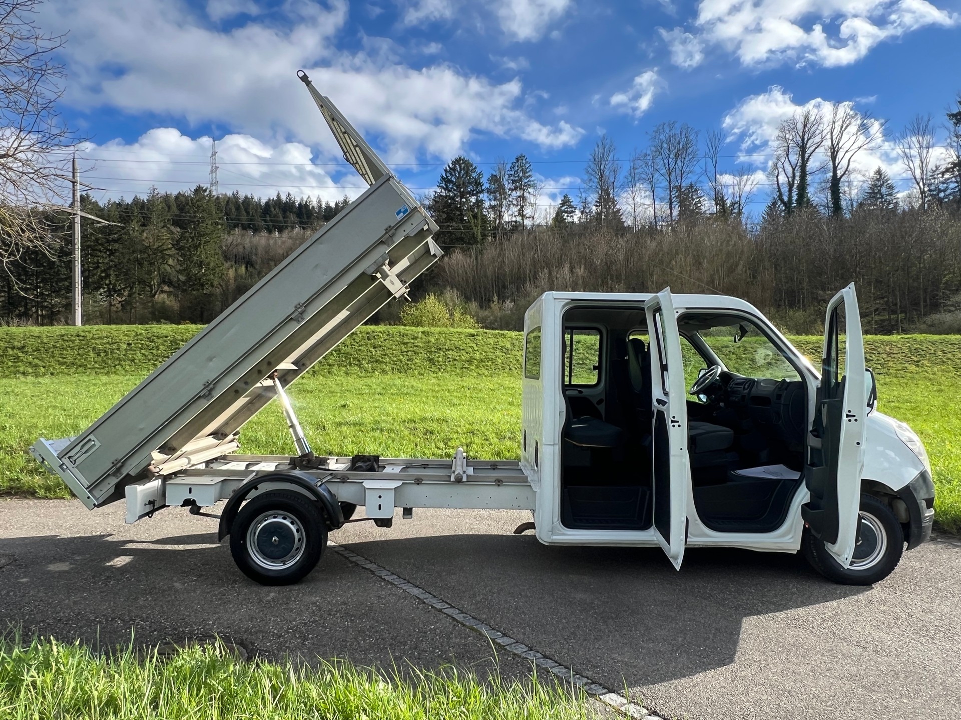 RENAULT AB MFK !! MASTER "KIPPER" MIT 7 SITZPLÄTZE + 1100 KG NUTZLAST. MASTER T35 2.3dCi L3H1.