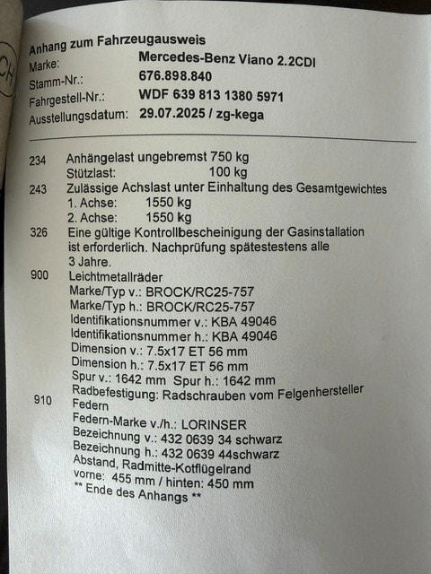 MERCEDES-BENZ Marco Polo 2.2.CDI Edition 4MATIC, Fahrzeughöhe 2.00 m-image-13