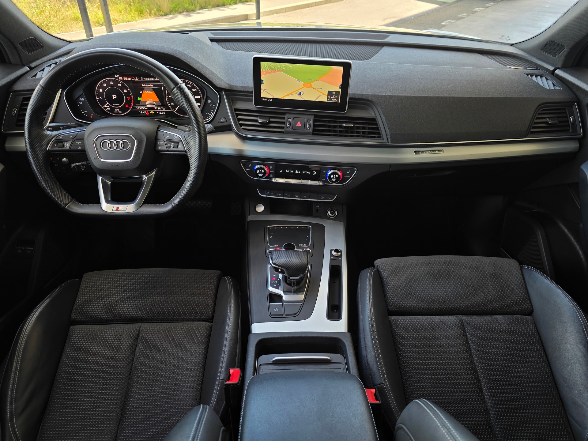 AUDI Q5 55 TFSI e Sport Quattro S-Line * CH-Fahrzeug * Frisch ab MFK * Anhängerkupplung * Panorama *-image-16