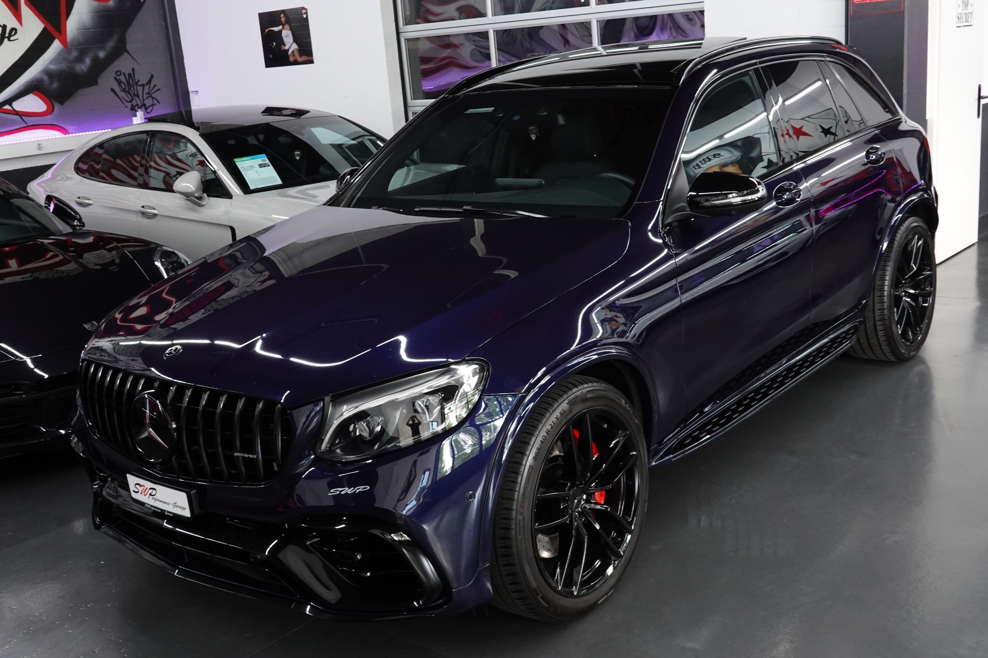 MERCEDES-BENZ GLC 63 S AMG 4Matic+ 9G-TRONIC CH-FZ FULL ON TOP BLAU MET.-image-2