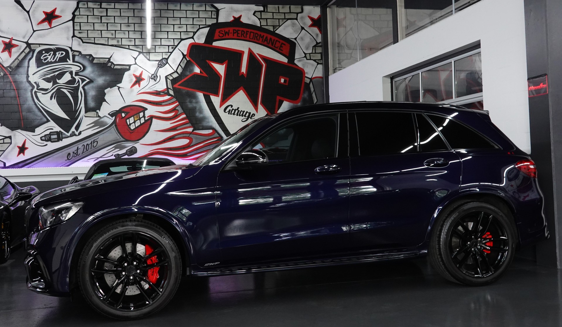 MERCEDES-BENZ GLC 63 S AMG 4Matic+ 9G-TRONIC CH-FZ FULL ON TOP BLAU MET.-image-1