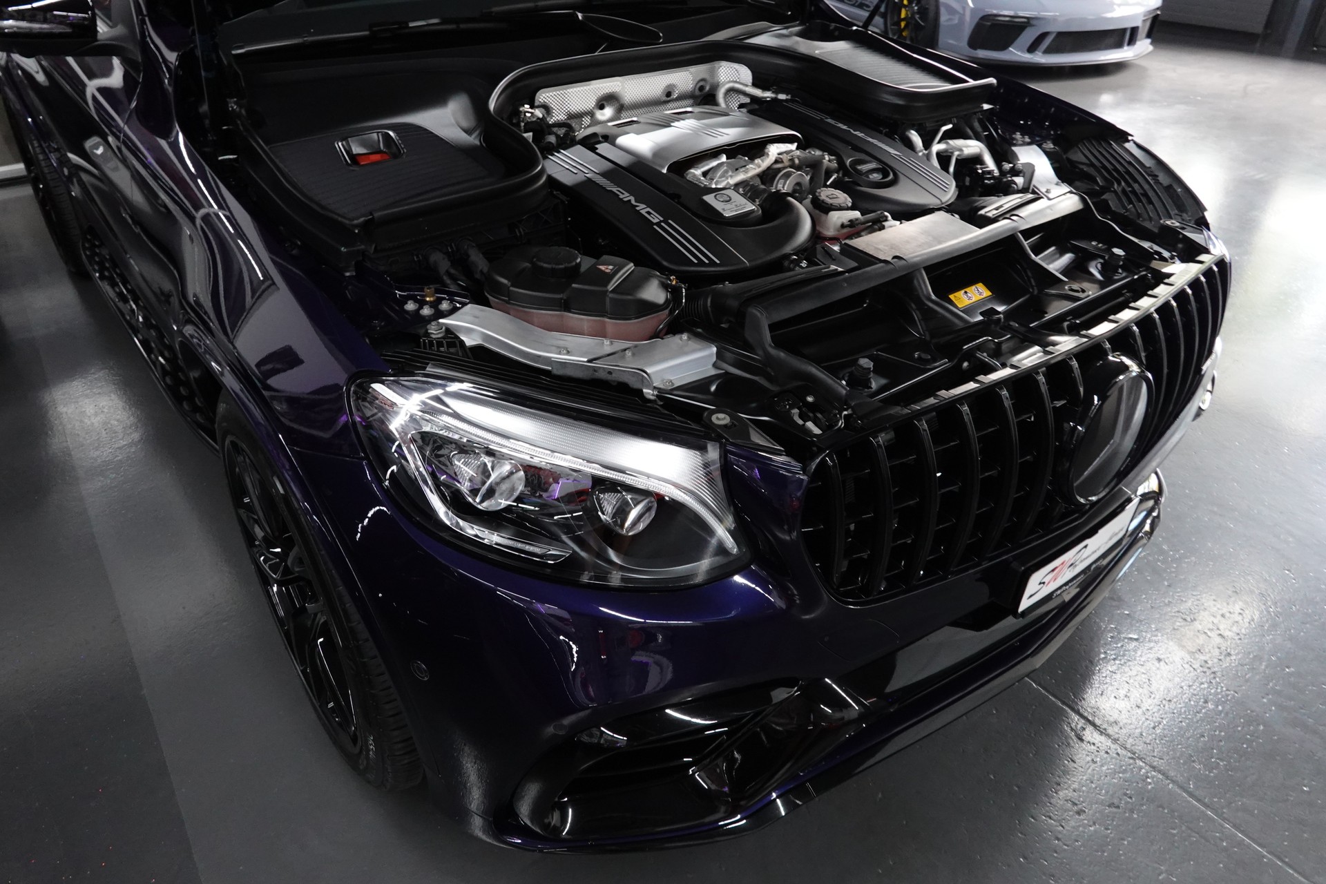 MERCEDES-BENZ GLC 63 S AMG 4Matic+ 9G-TRONIC CH-FZ FULL ON TOP BLAU MET.-image-4