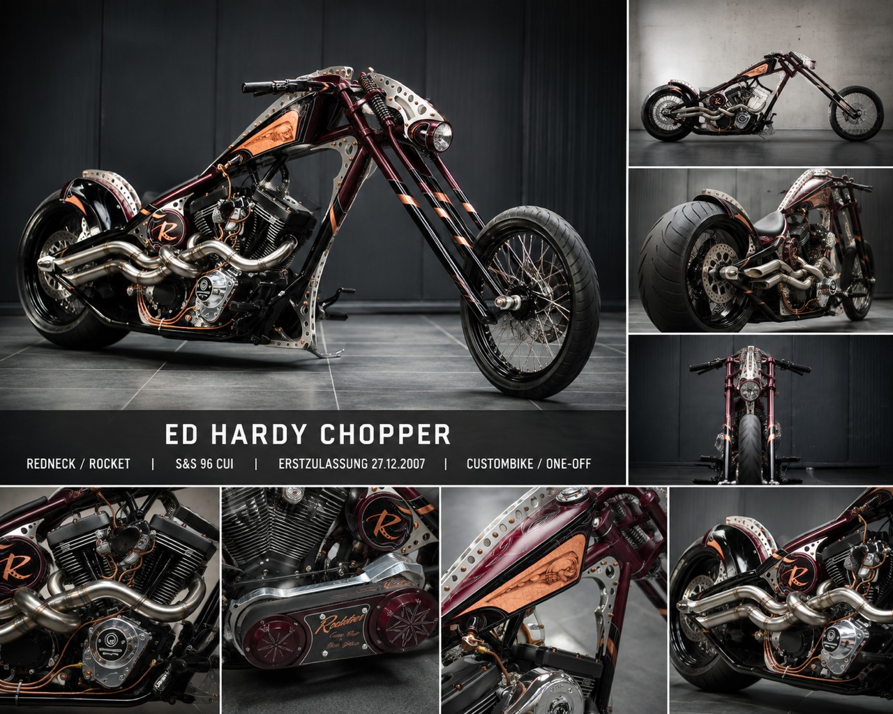 HPU Redneck Rocket "Ed Hardy"
