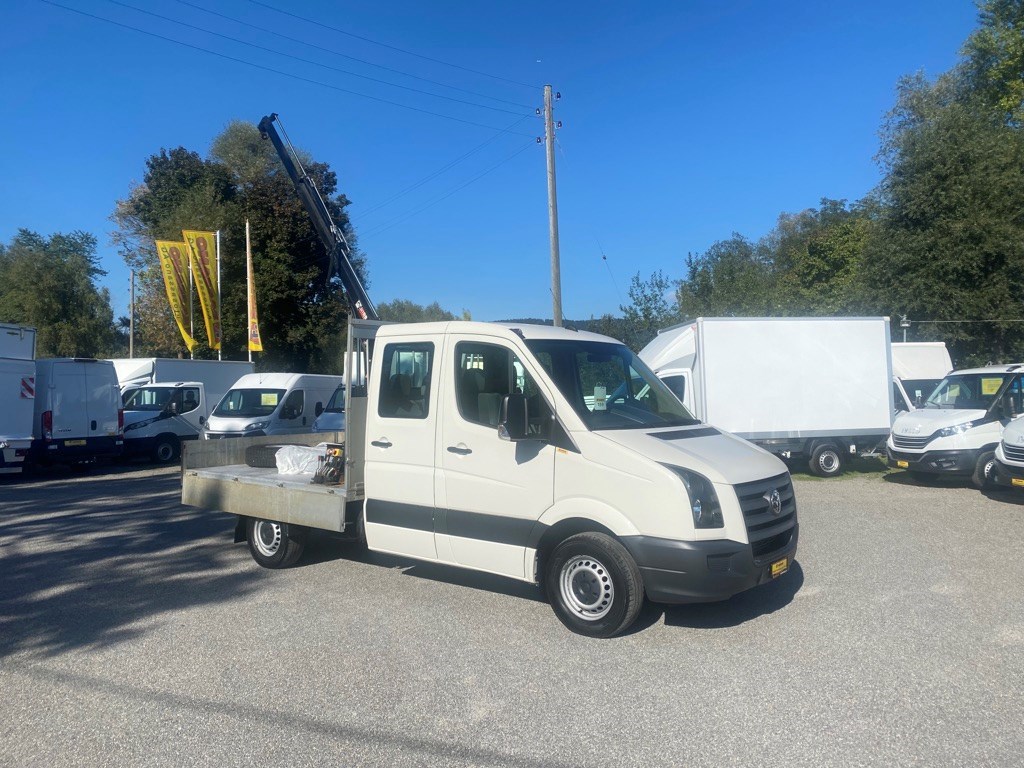 VW CRAFTER 2.5 TDI 164 PS DK Pick-up mit Kran-image-5