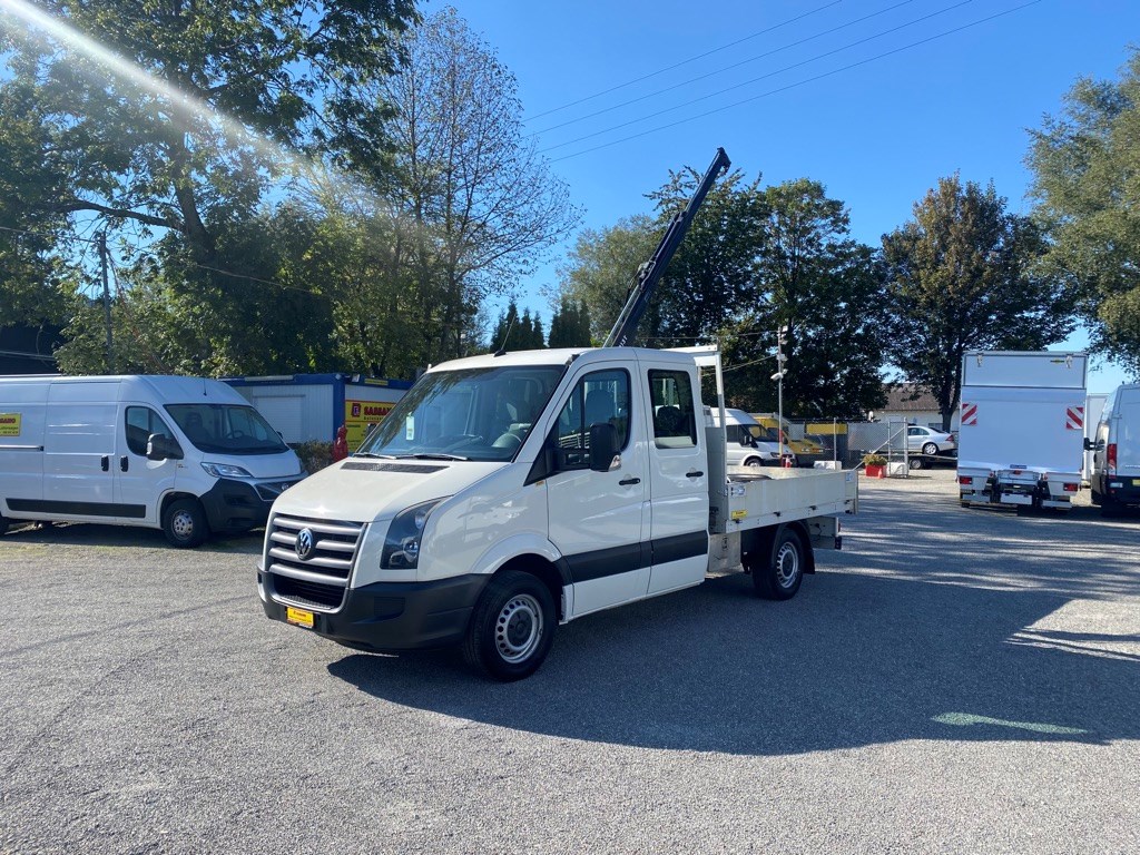 VW CRAFTER 2.5 TDI 164 PS DK Pick-up mit Kran-image-2