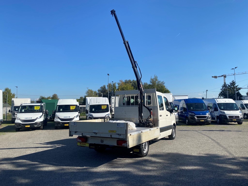 VW CRAFTER 2.5 TDI 164 PS DK Pick-up mit Kran-image-1