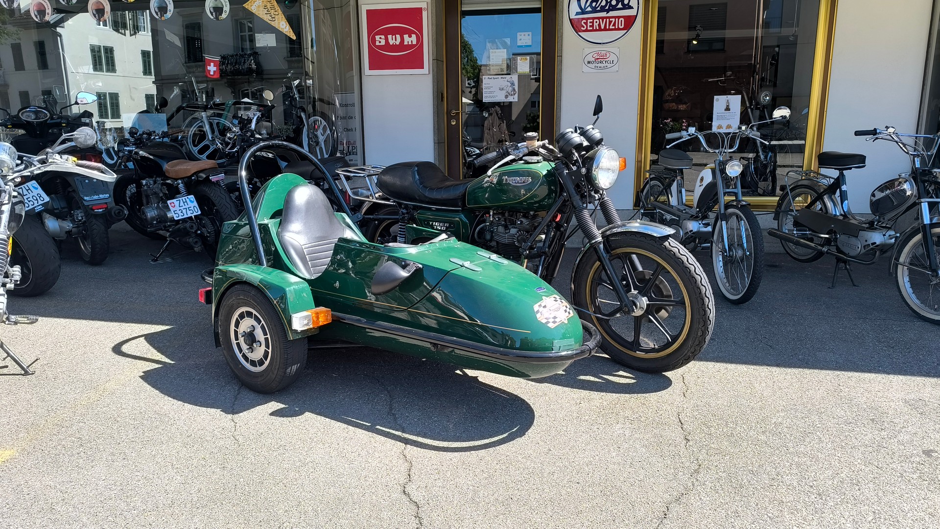 TRIUMPH Tiger 750 Seitenwagen Veteran