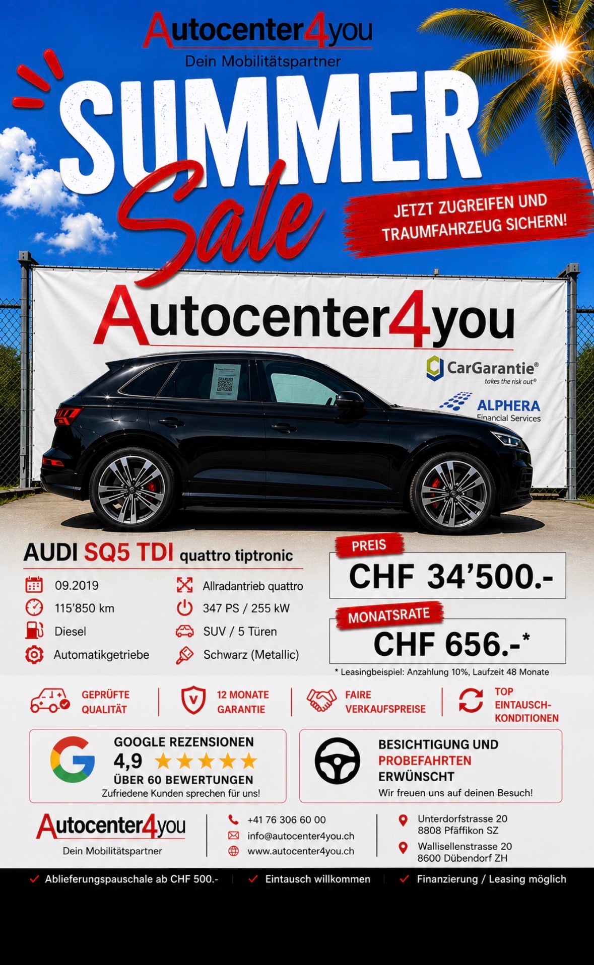 AUDI SQ5 TDI quattro tiptronic **Black Pearl**