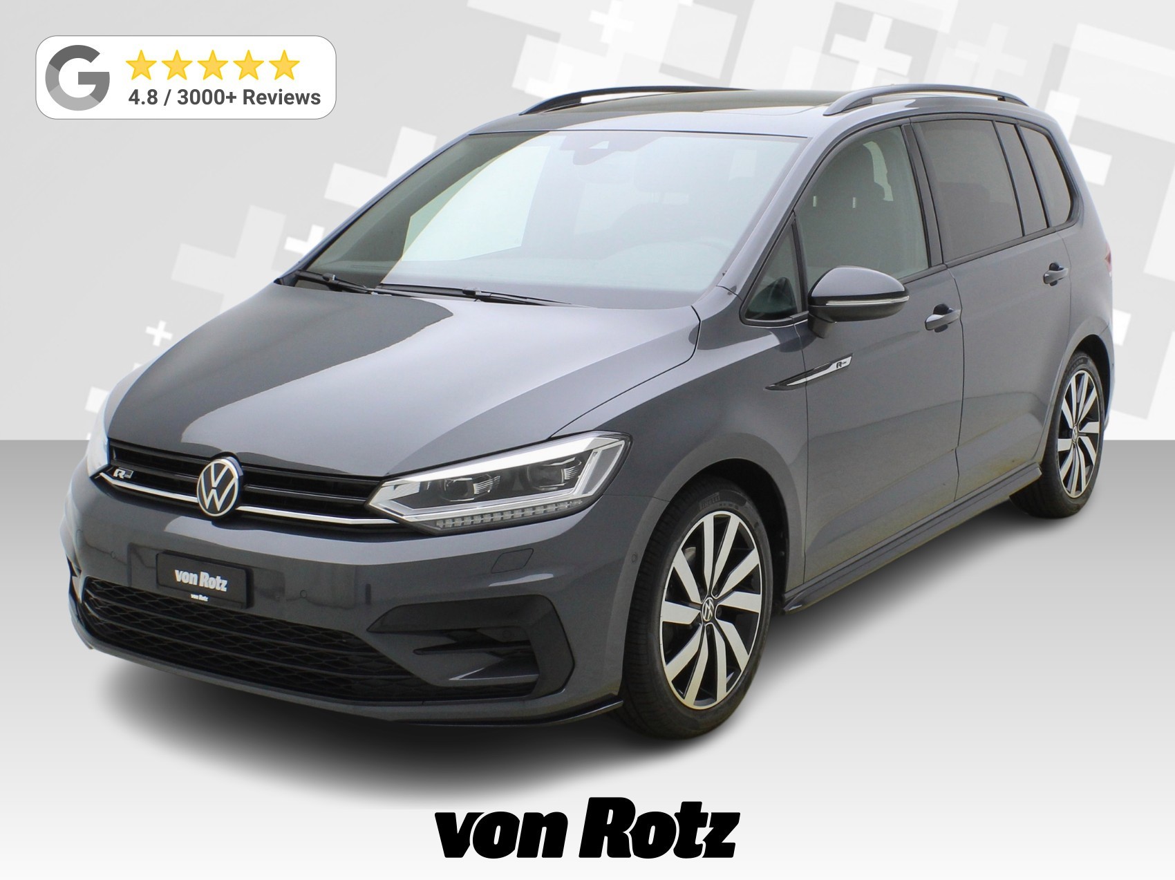 VW Touran 1.5 TSI DSG R-Line Black Style **VW Werksgarantie bis 11/2030**-image-0