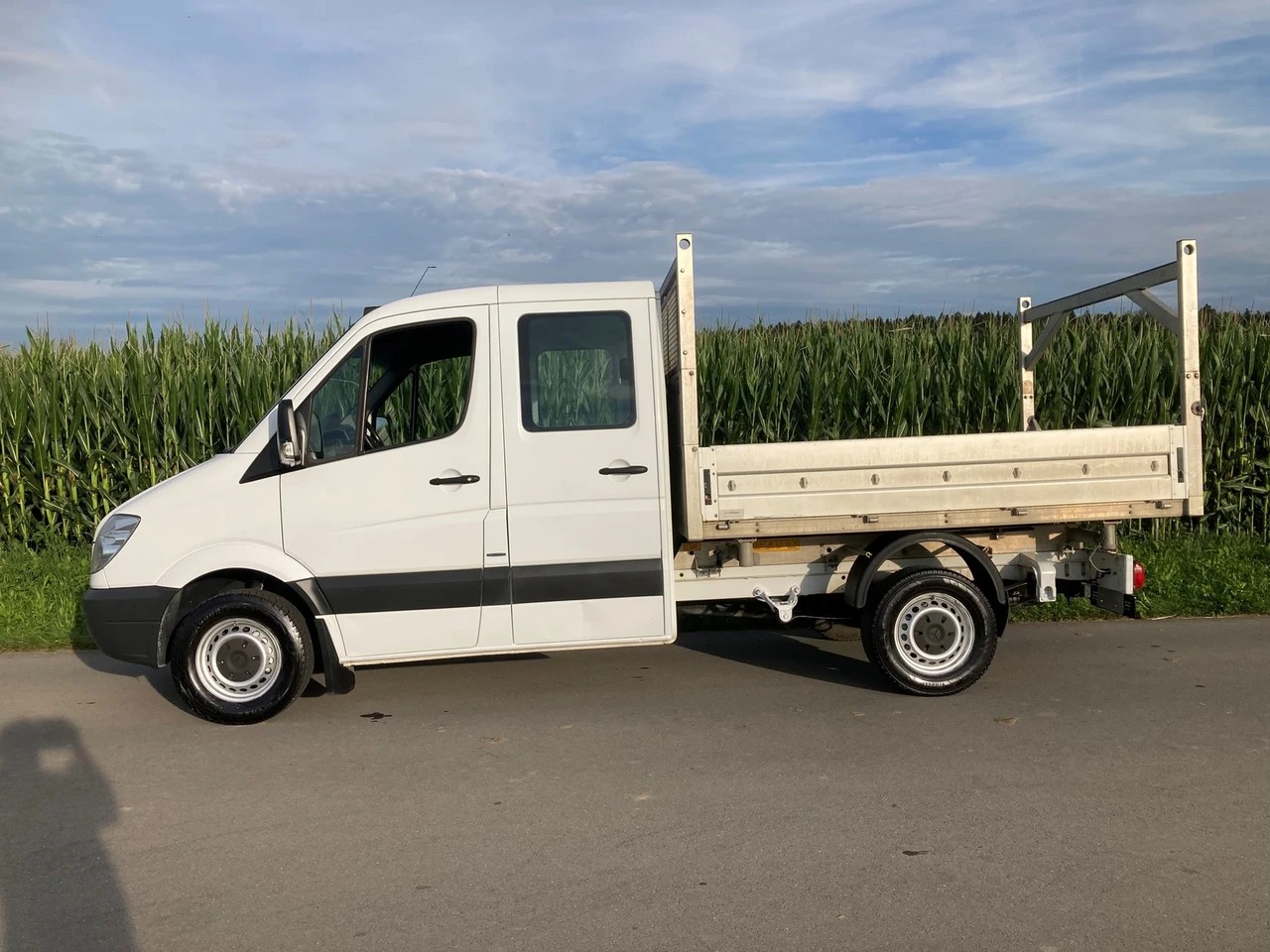MERCEDES-BENZ Sprinter 313 CDI 3 Seiten Kipper mit Anhängerkupplung-image-5