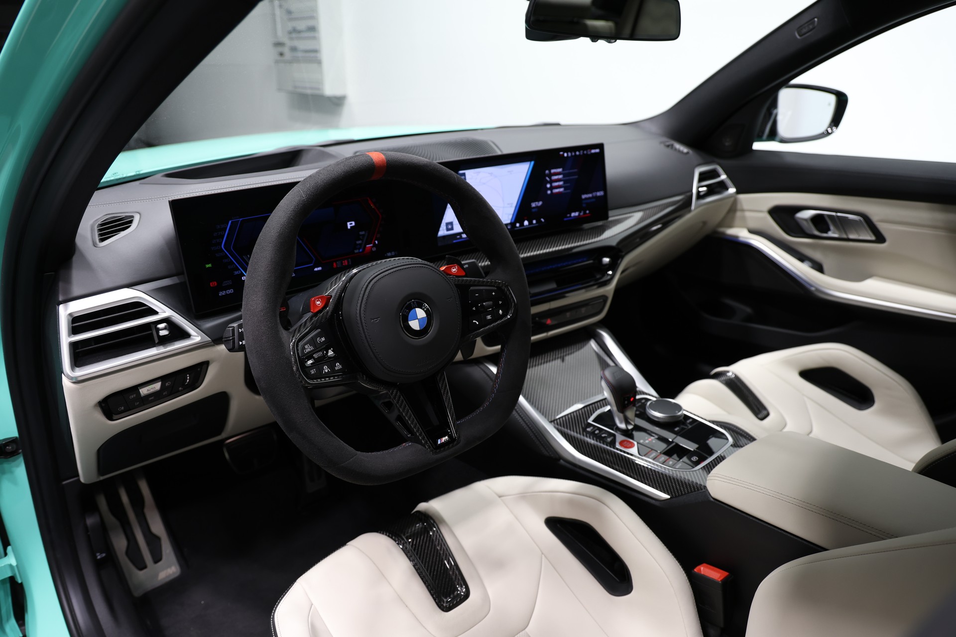 BMW M3 Touring xDrive Competition M LCI *530PS*Sonderlackierung Mintgrün*Carbon Schalensitze*BMW Werksgarantie bis 10.2028*-image-17