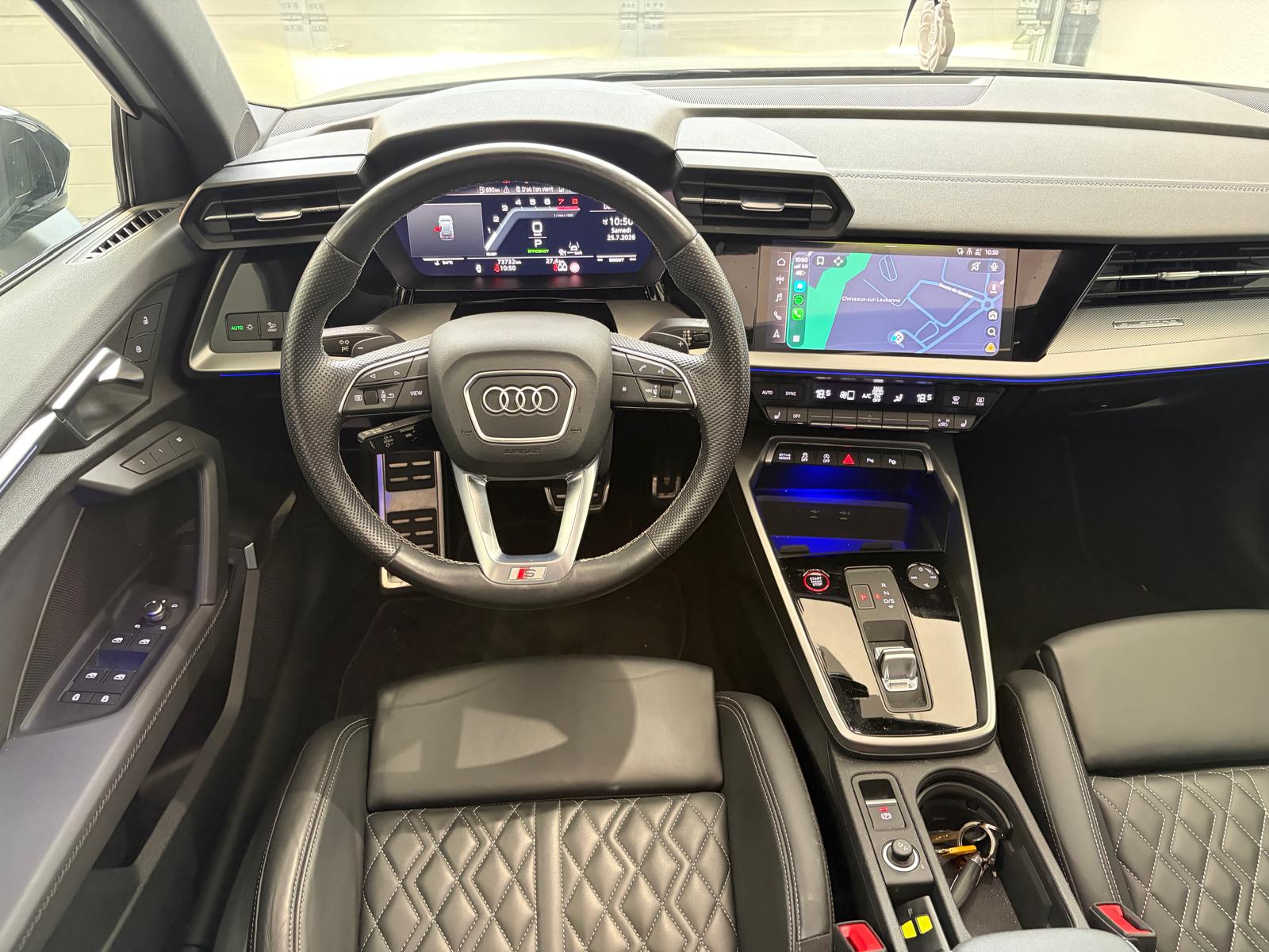 AUDI S3 Sportback 2.0 TFSI quattro S-tronic - Toit ouvrant - Matrix LED-image-17